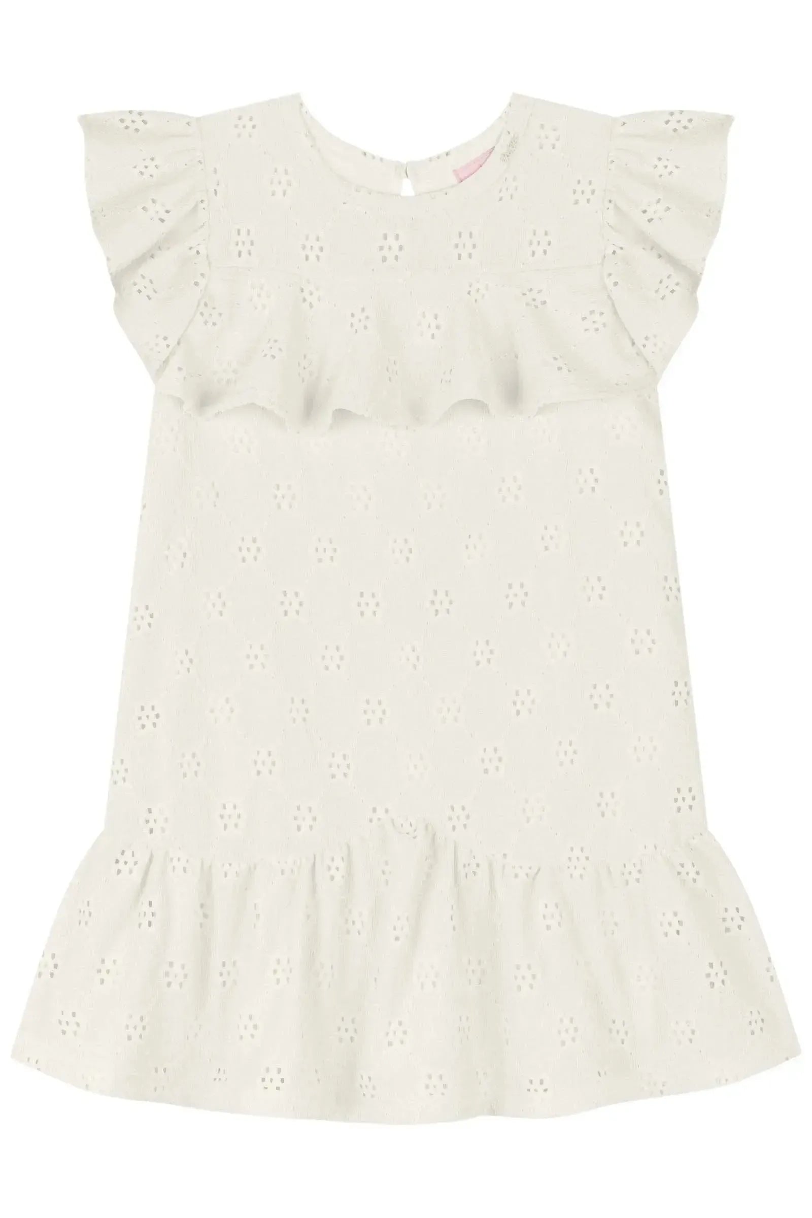 Vestido em Malha Laise 84219 Kukiê Infantil Menina