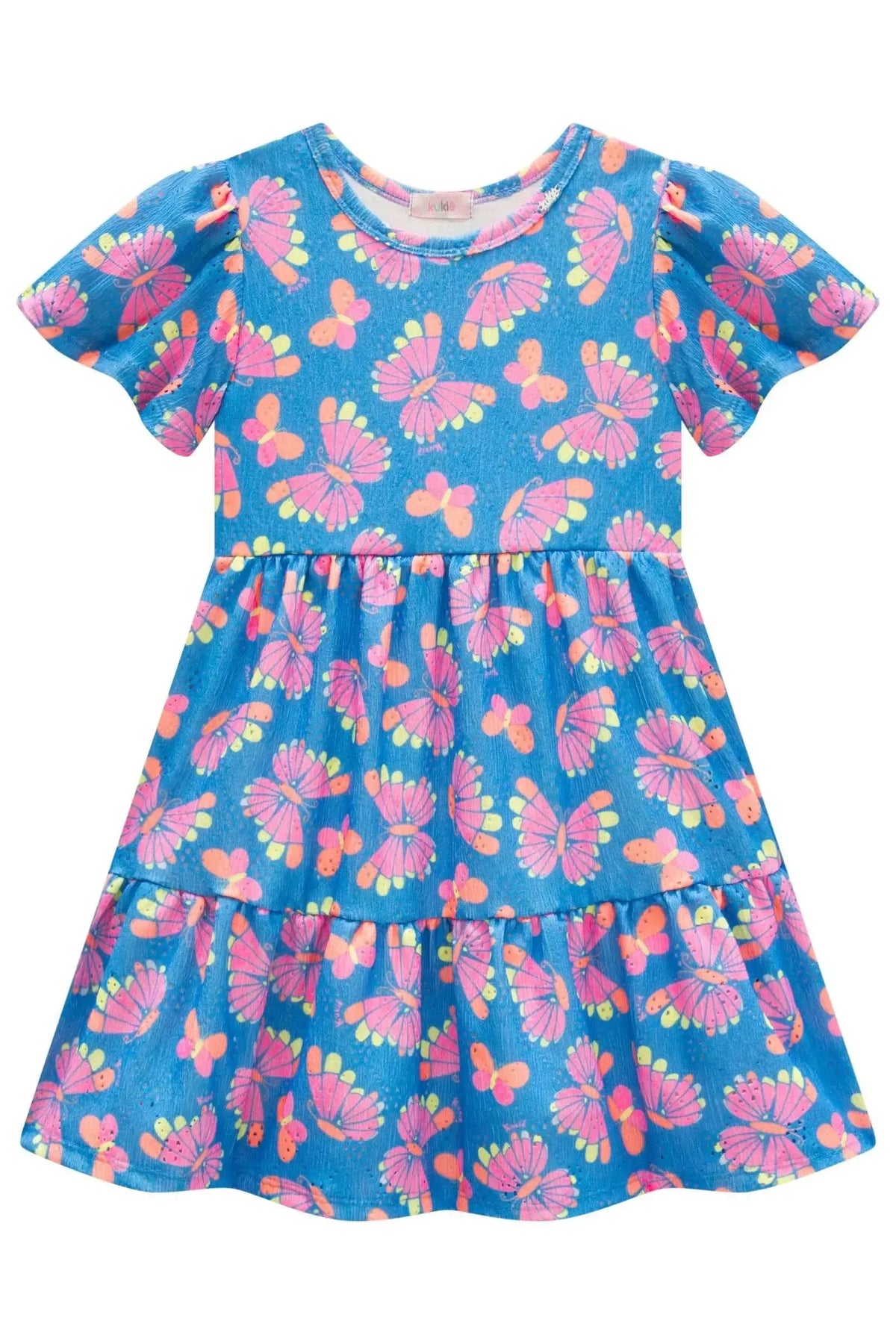 Vestido em Malha Laise 99636 Kukiê Infantil Menina