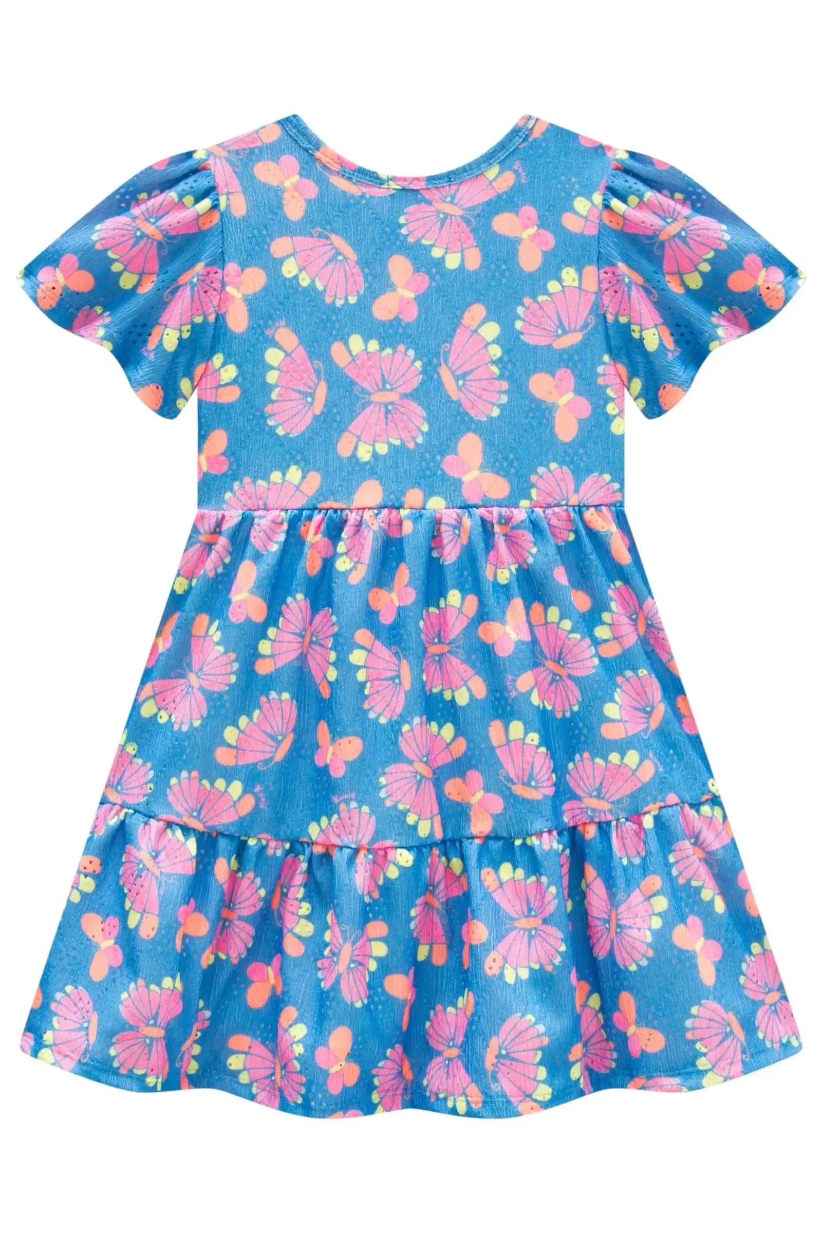 Vestido em Malha Laise 99636 Kukiê Infantil Menina