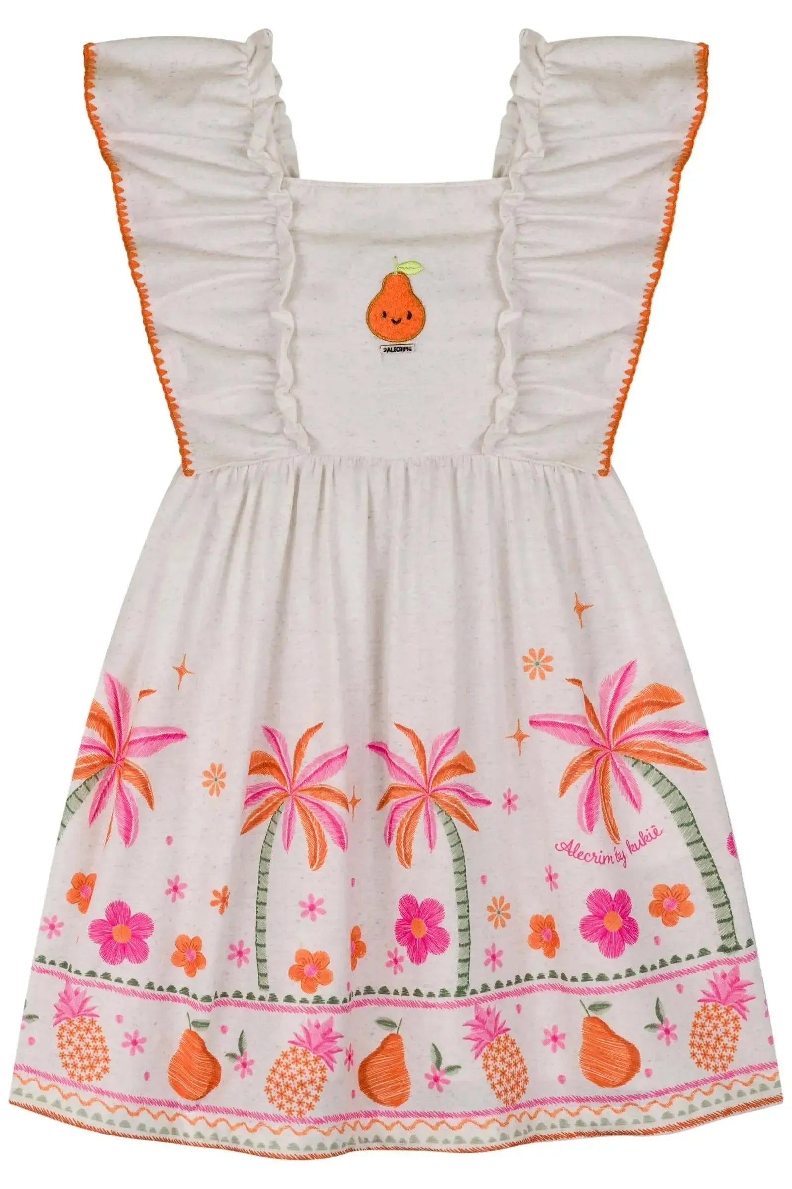Vestido em Malha Power 84756 Kukiê Infantil Menina