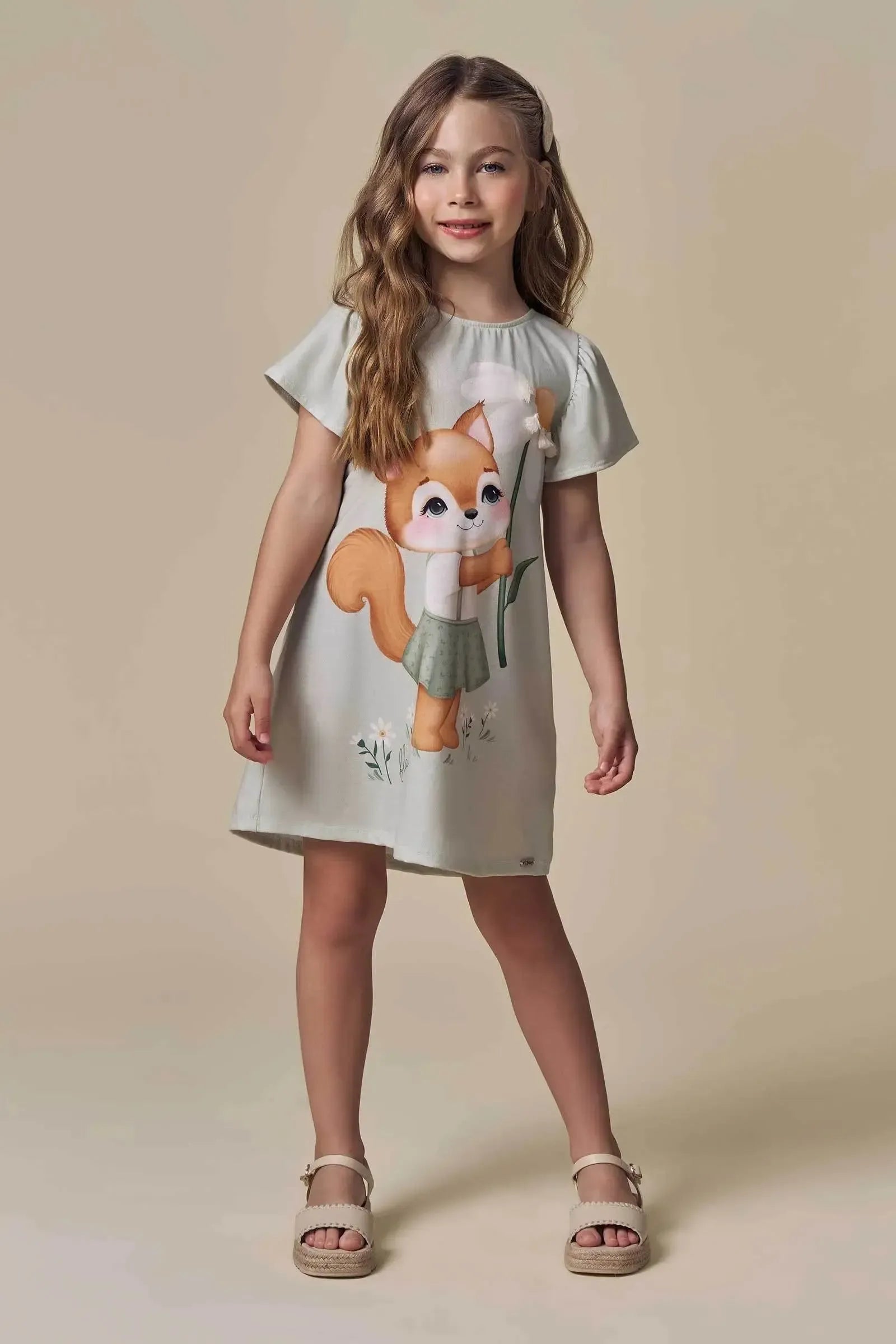 Vestido em Malha Power 93385 Infanti Infantil Menina