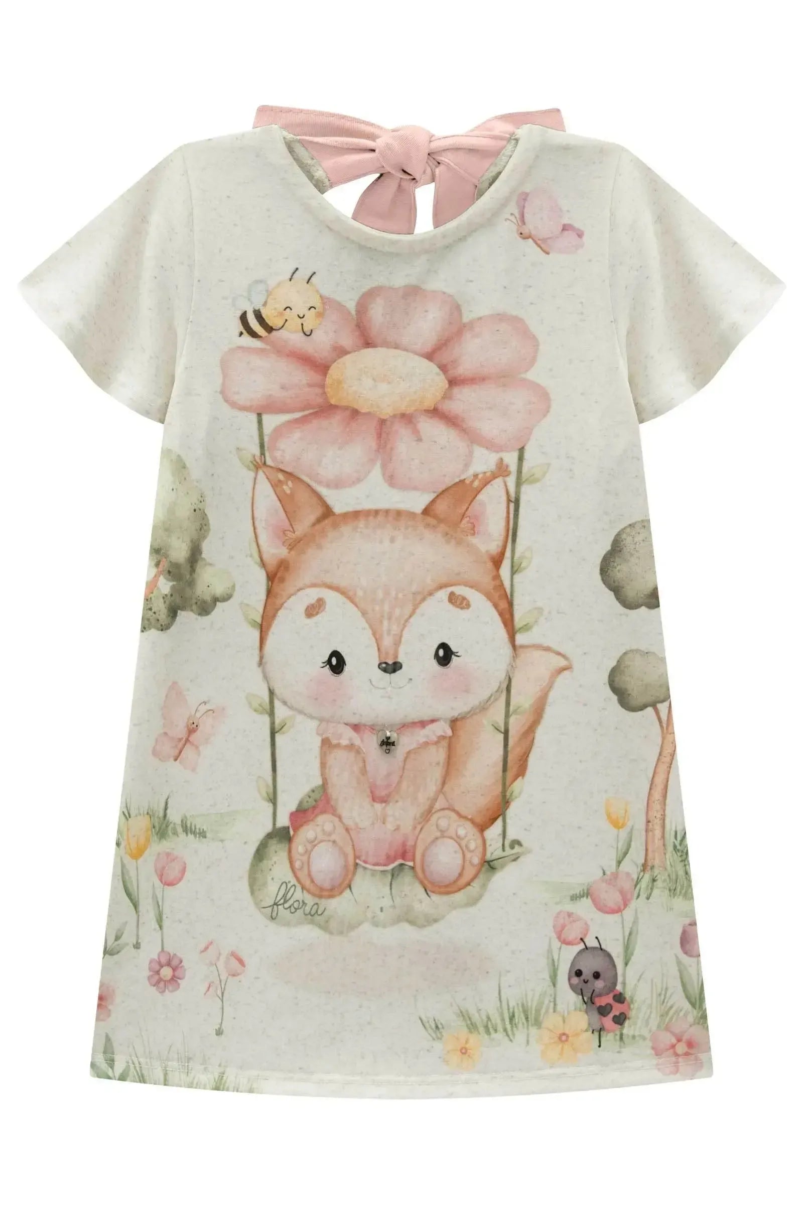 Vestido em Malha Power 93426 Infanti Infantil Menina