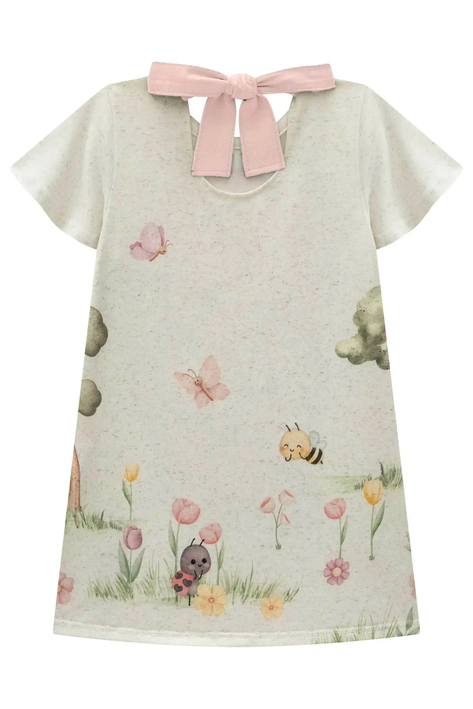 Vestido em Malha Power 93426 Infanti Infantil Menina
