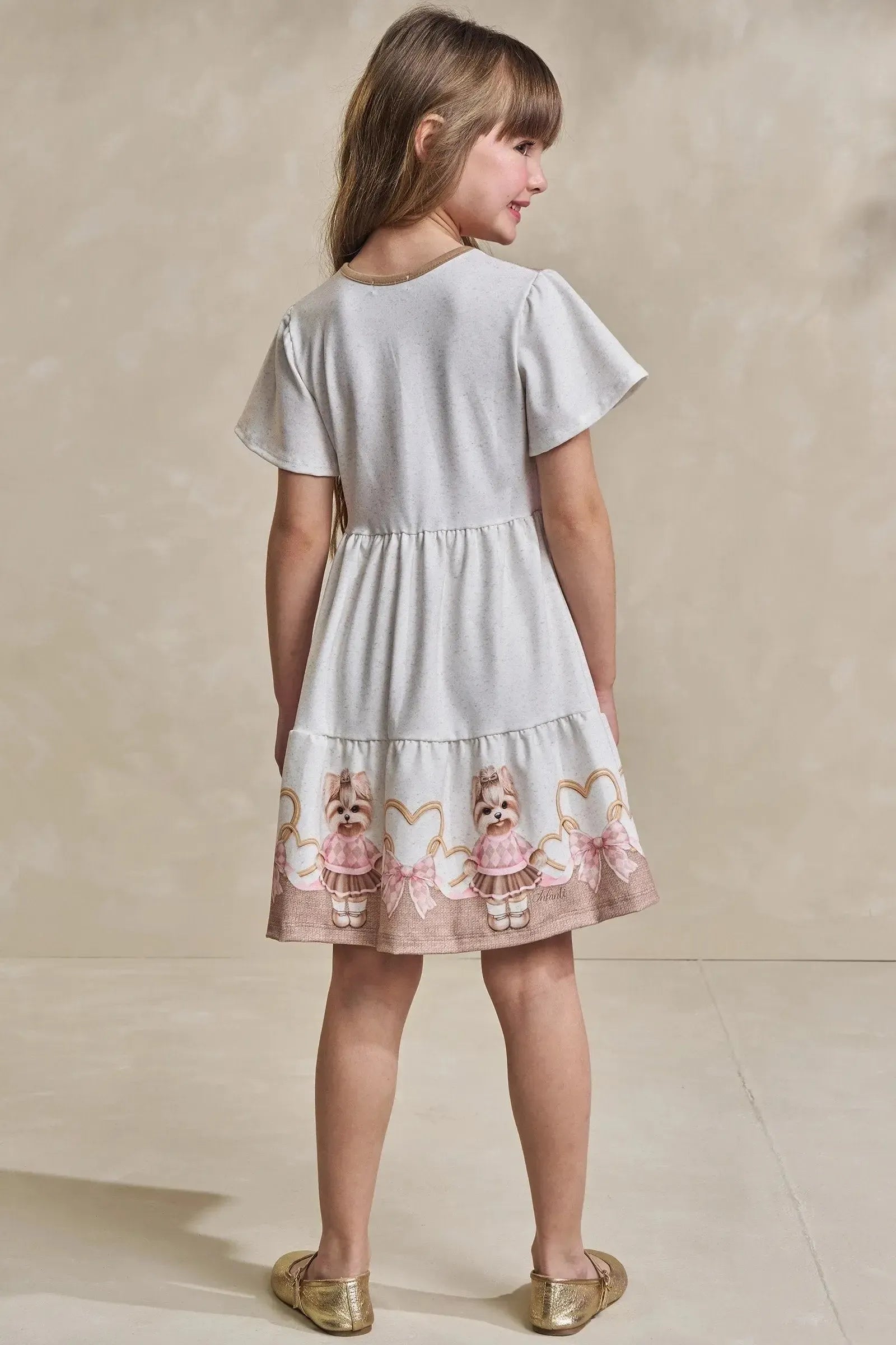 Vestido em Malha Power 93471 Infanti Infantil Menina