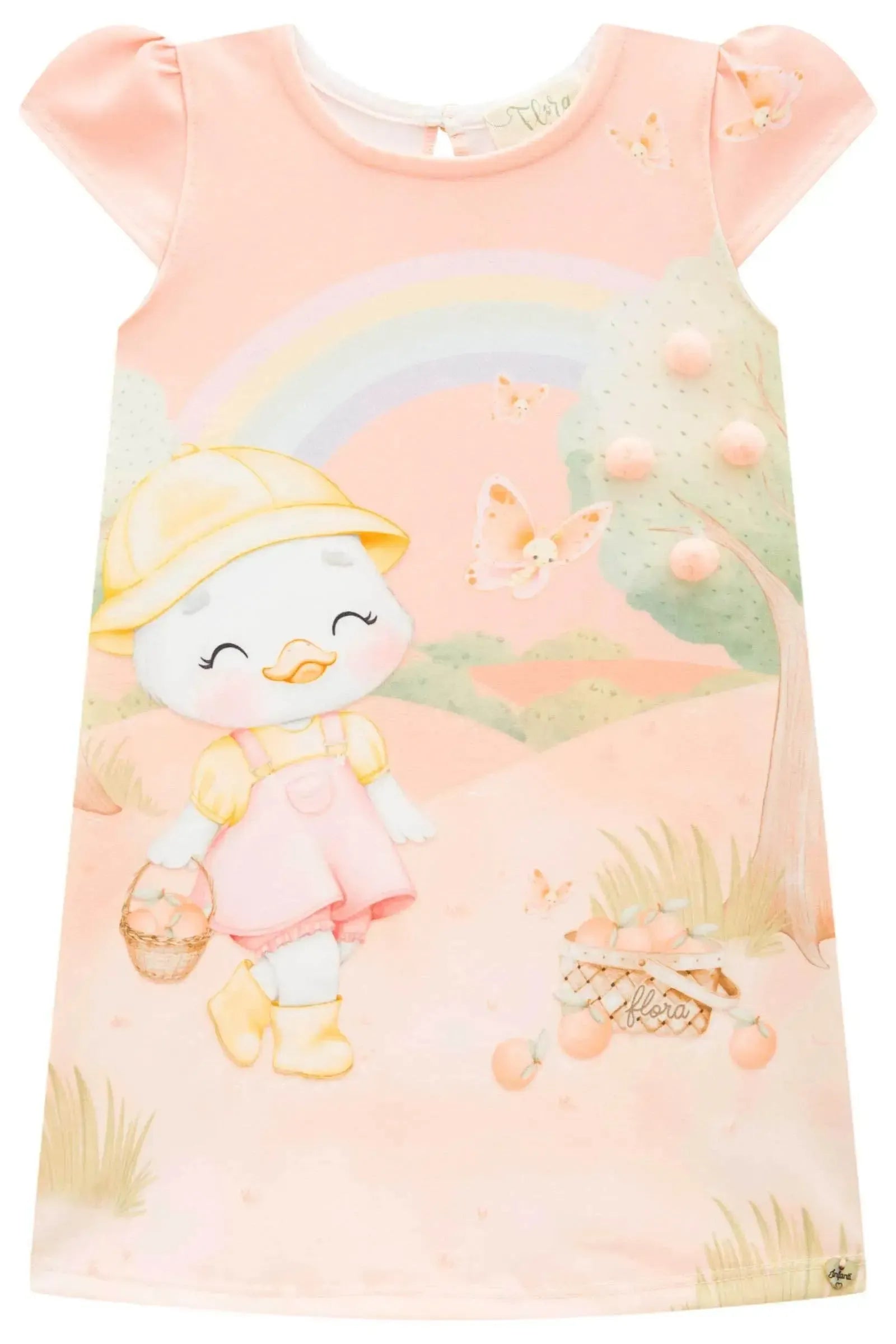 Vestido em Malha Power 94495 Infanti Bebê Menina