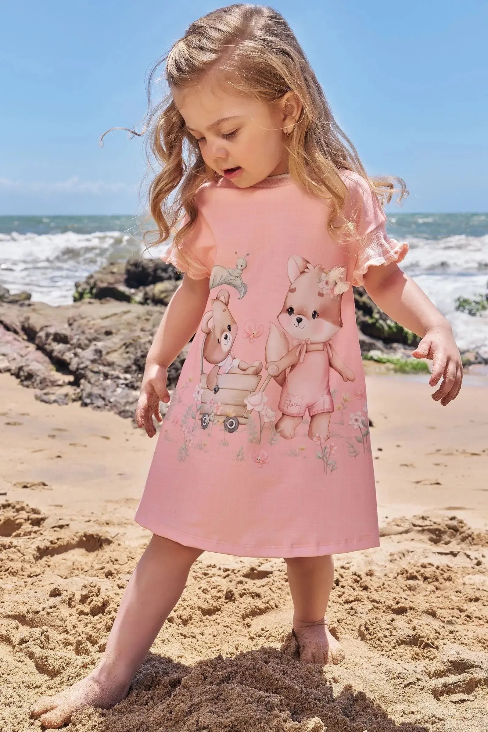 Vestido em Malha Power 94500 Infanti Infantil Menina