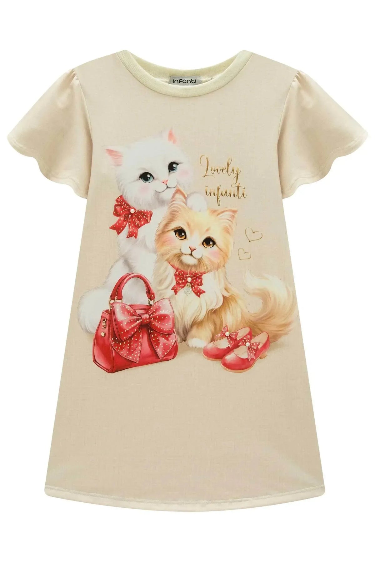 Vestido em Malha Power 97959 Infanti Infantil Menina