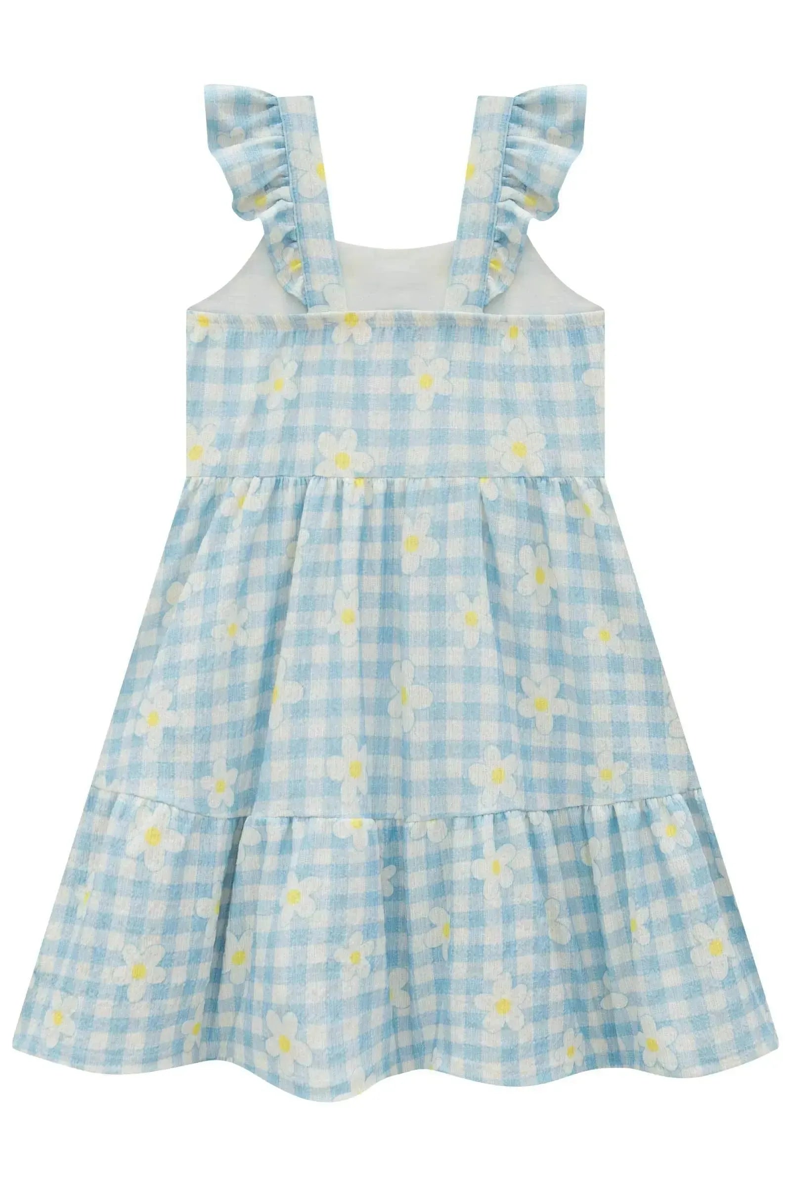 Vestido em Malha Textura 98457 Kukiê Infantil Menina