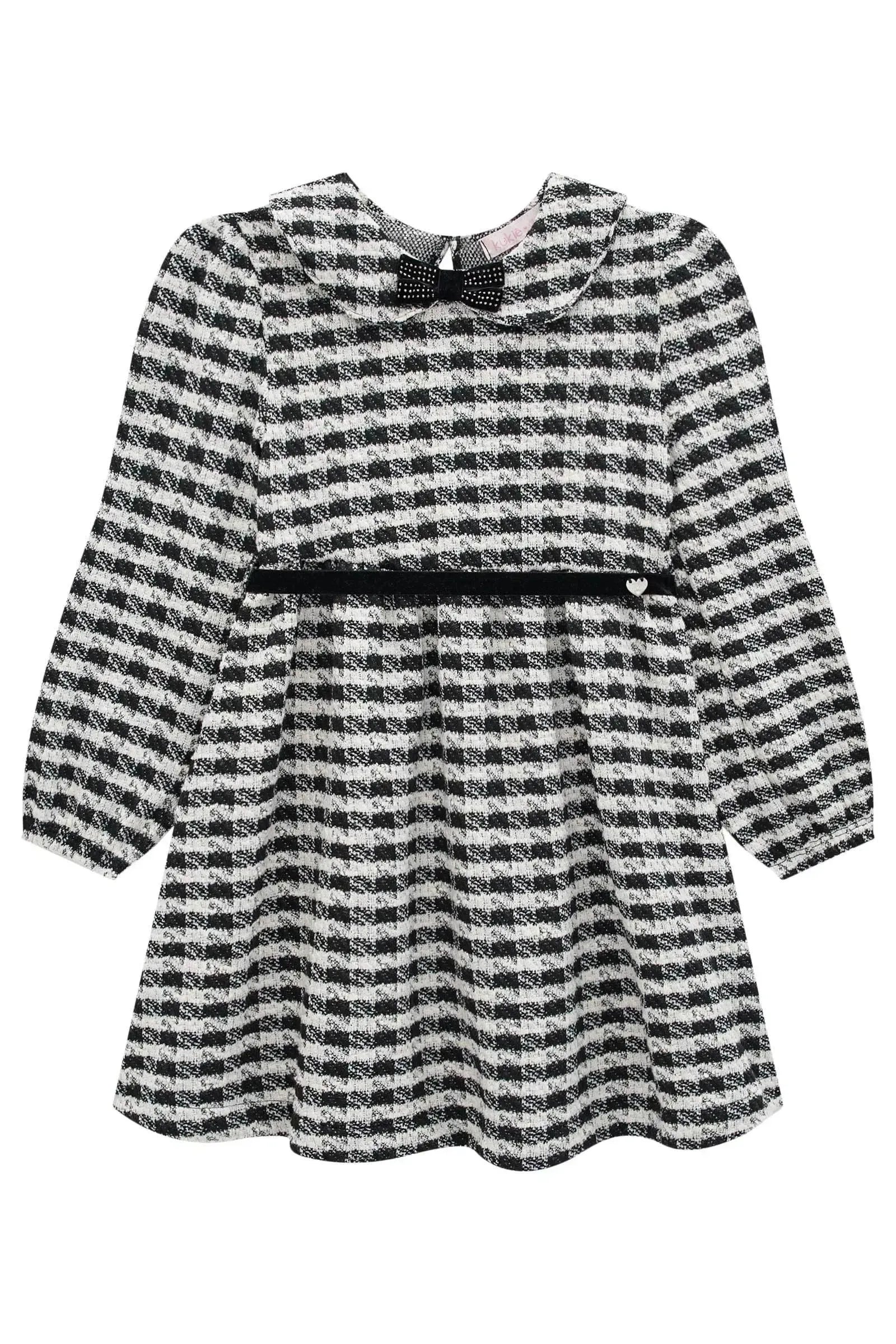 Vestido em Malha Tweed 79865 Kukiê Infantil Menina