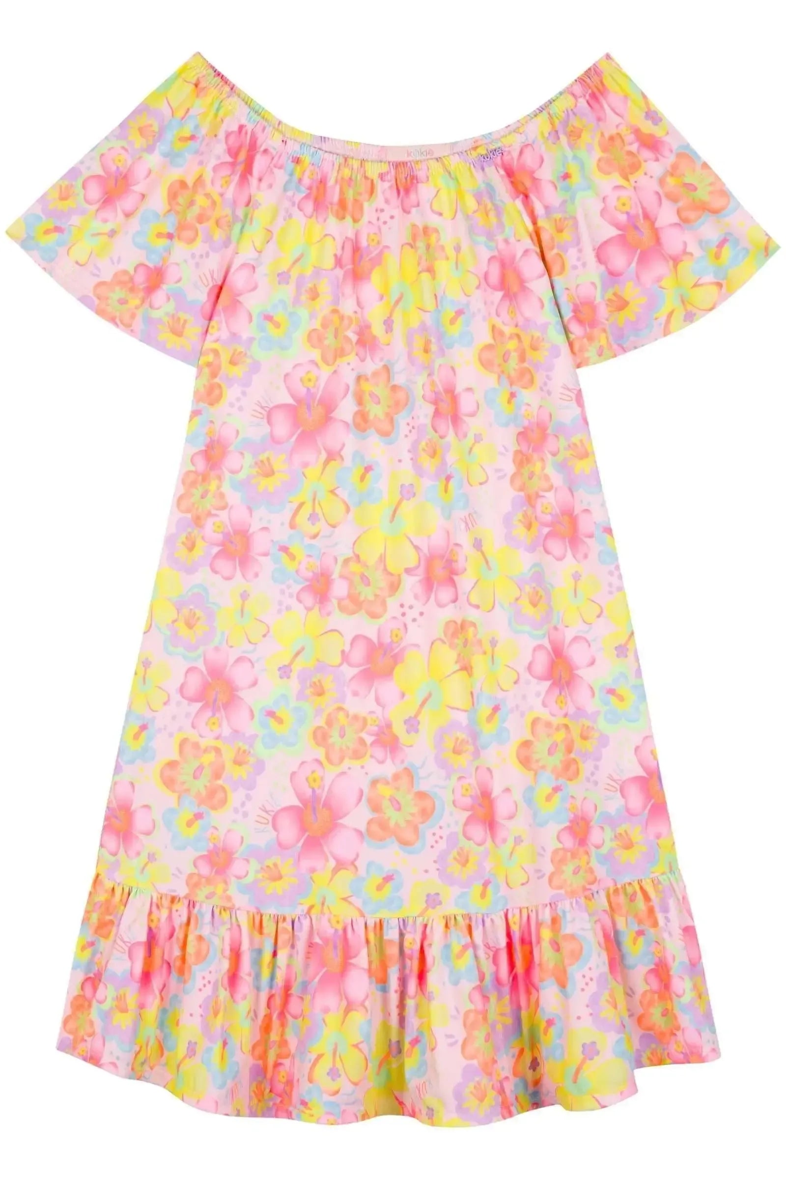 Vestido em Malha UV 83987 Kukiê Infantil Menina