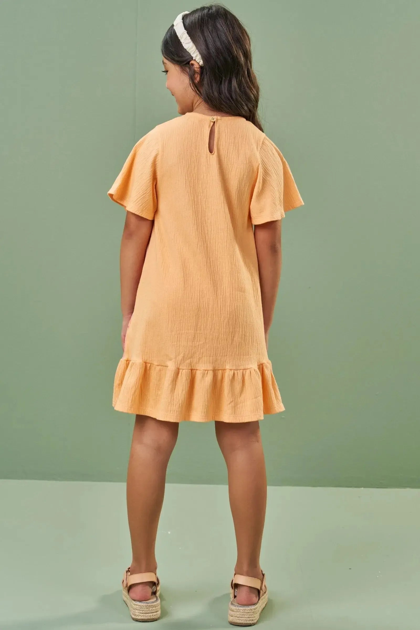 Vestido em Malha Wave 88863 Kukiê Infantil Menina