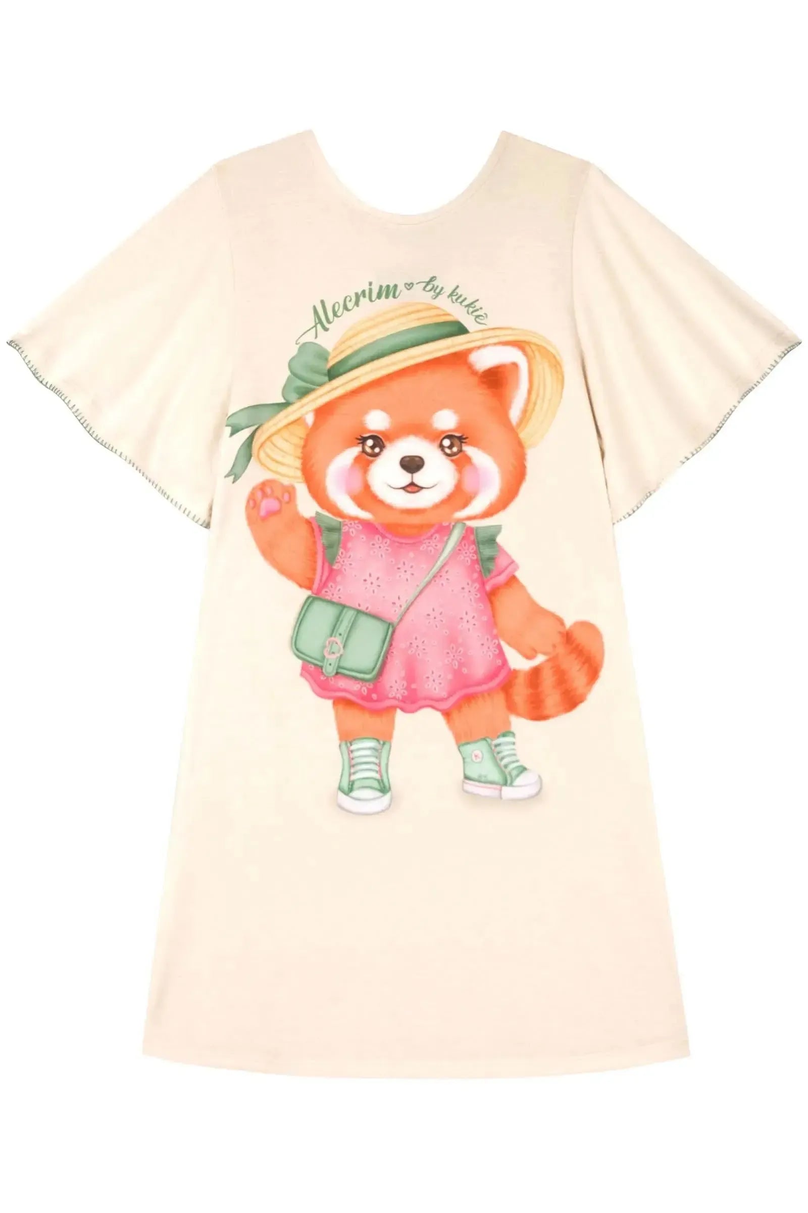 Vestido em Meia Malha 84175 Kukiê Infantil Menina