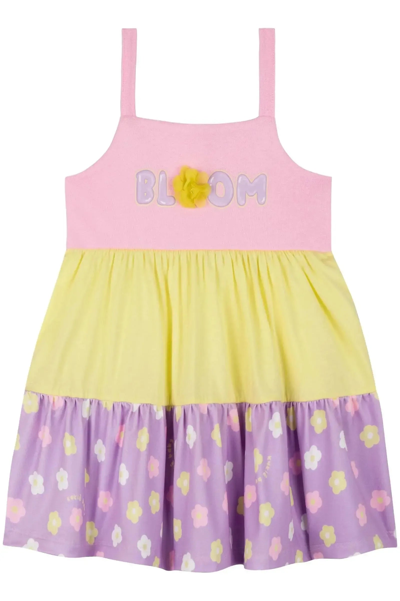 Vestido em Meia Malha 85124 Kukiê Bebê Menina
