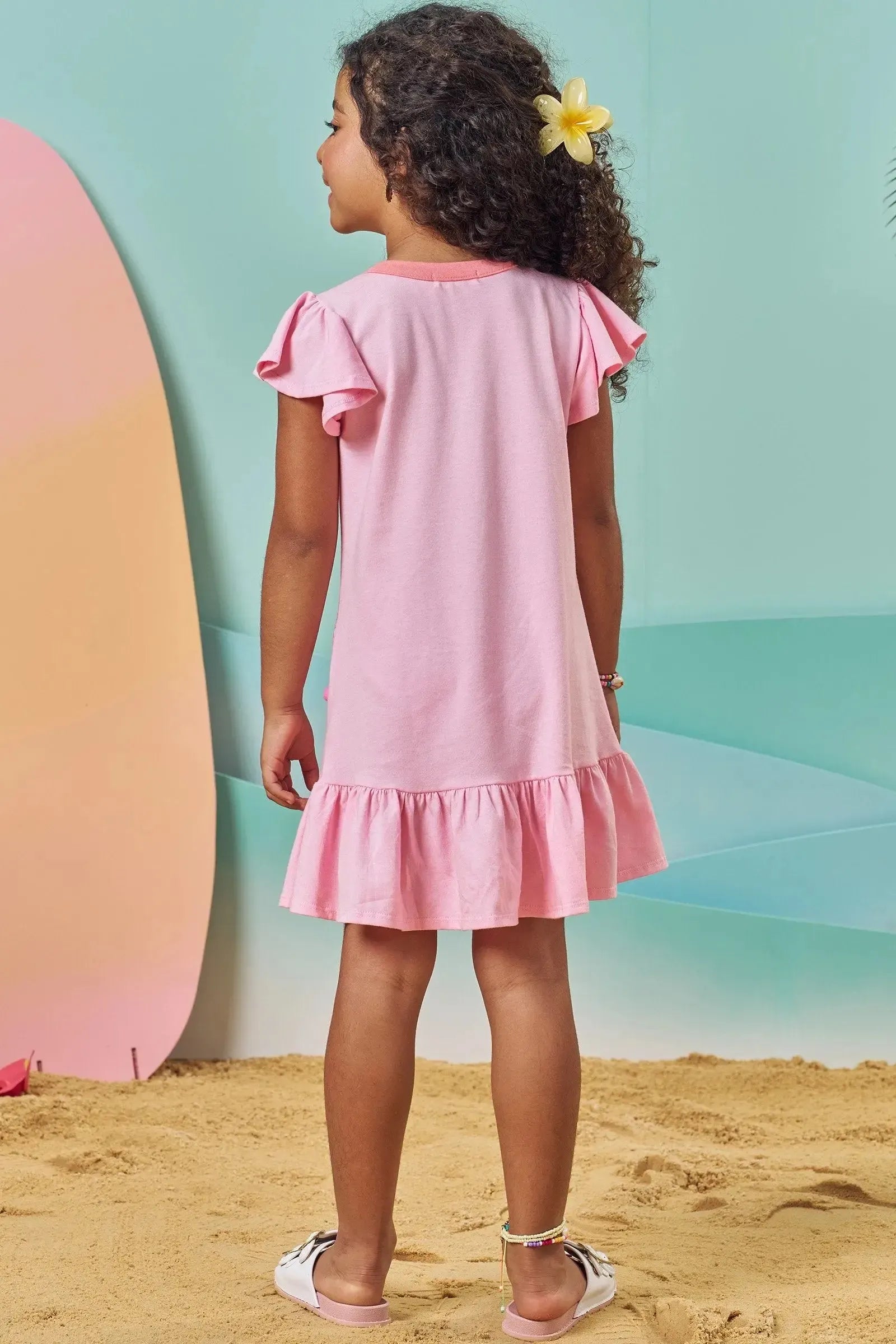 Vestido em Meia Malha 85194 Kukiê Infantil Menina