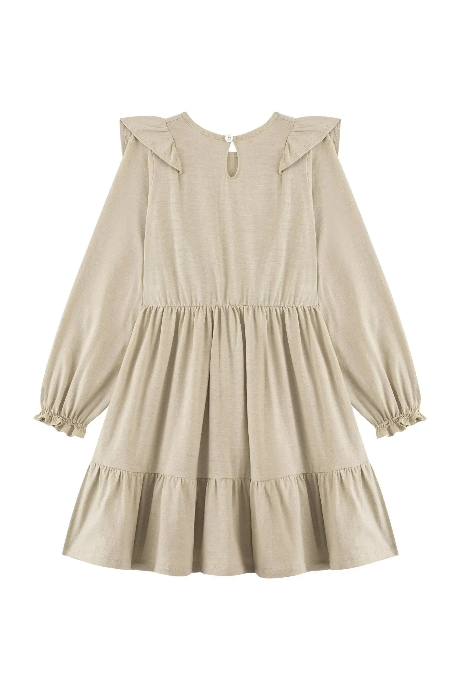 Vestido em Meia Malha Flamê 89258 Kukiê Infantil Menina