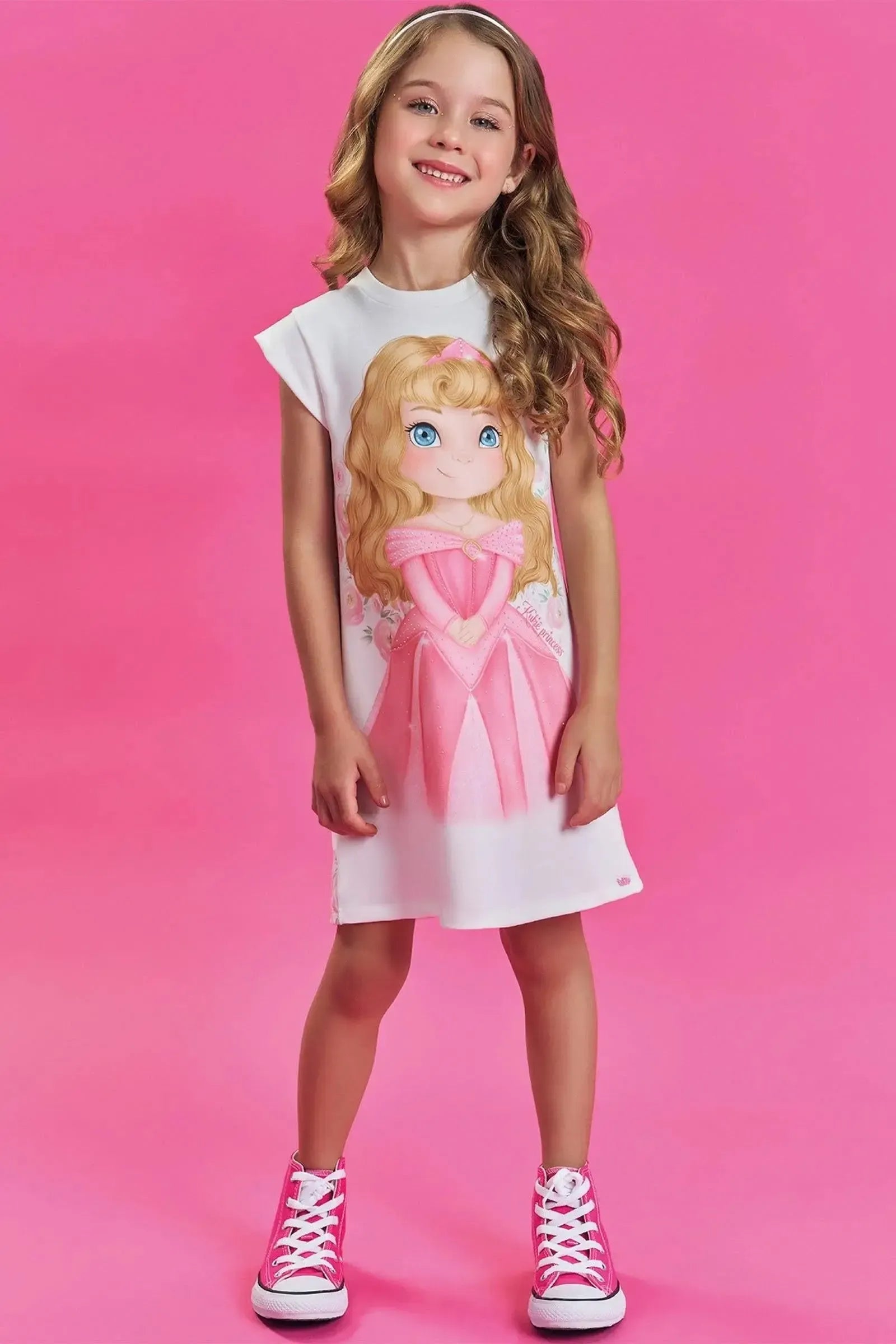 Vestido em Molecotton 86060 Kukiê Infantil Menina