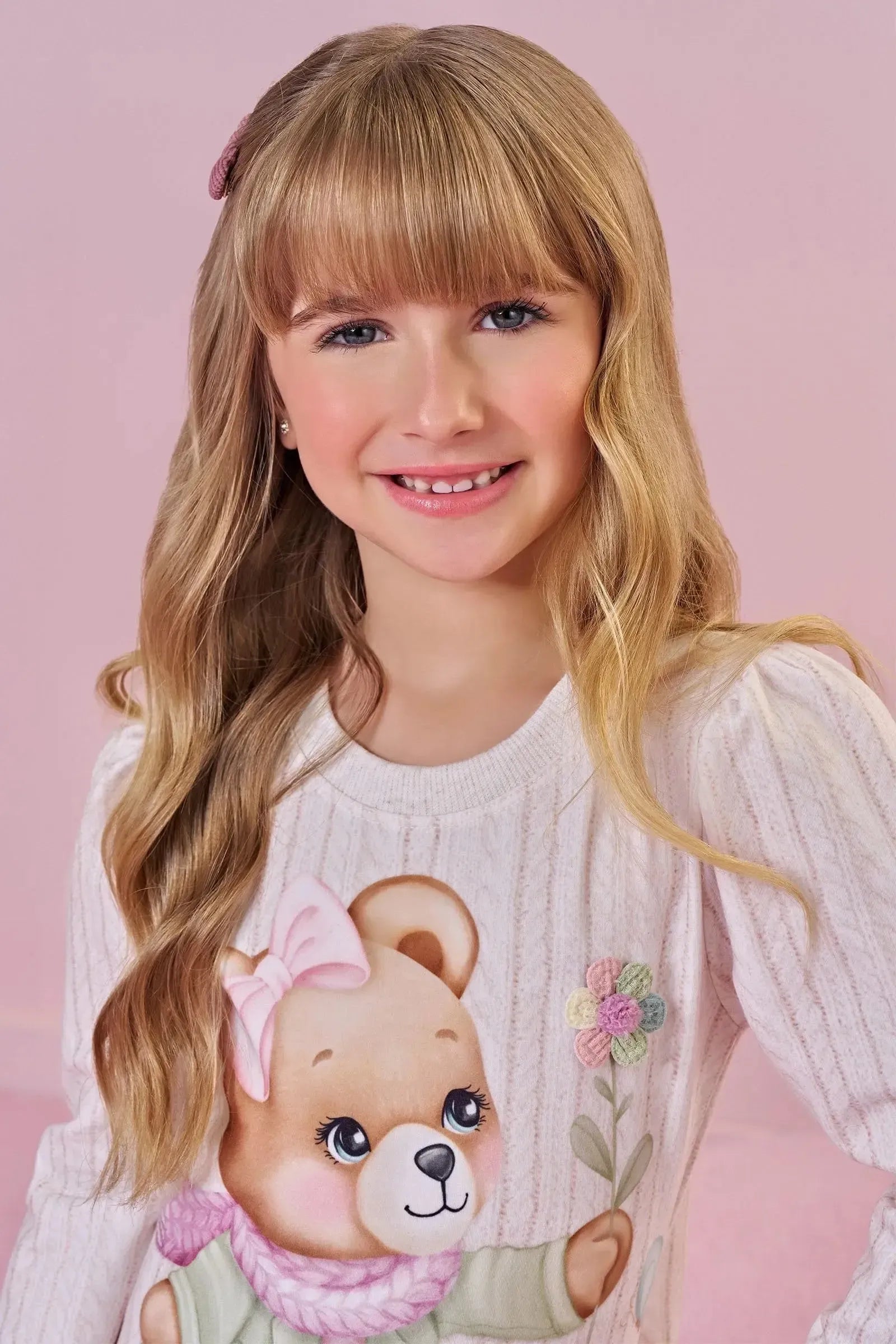 Vestido em Molecotton 89661 Infanti Infantil Menina