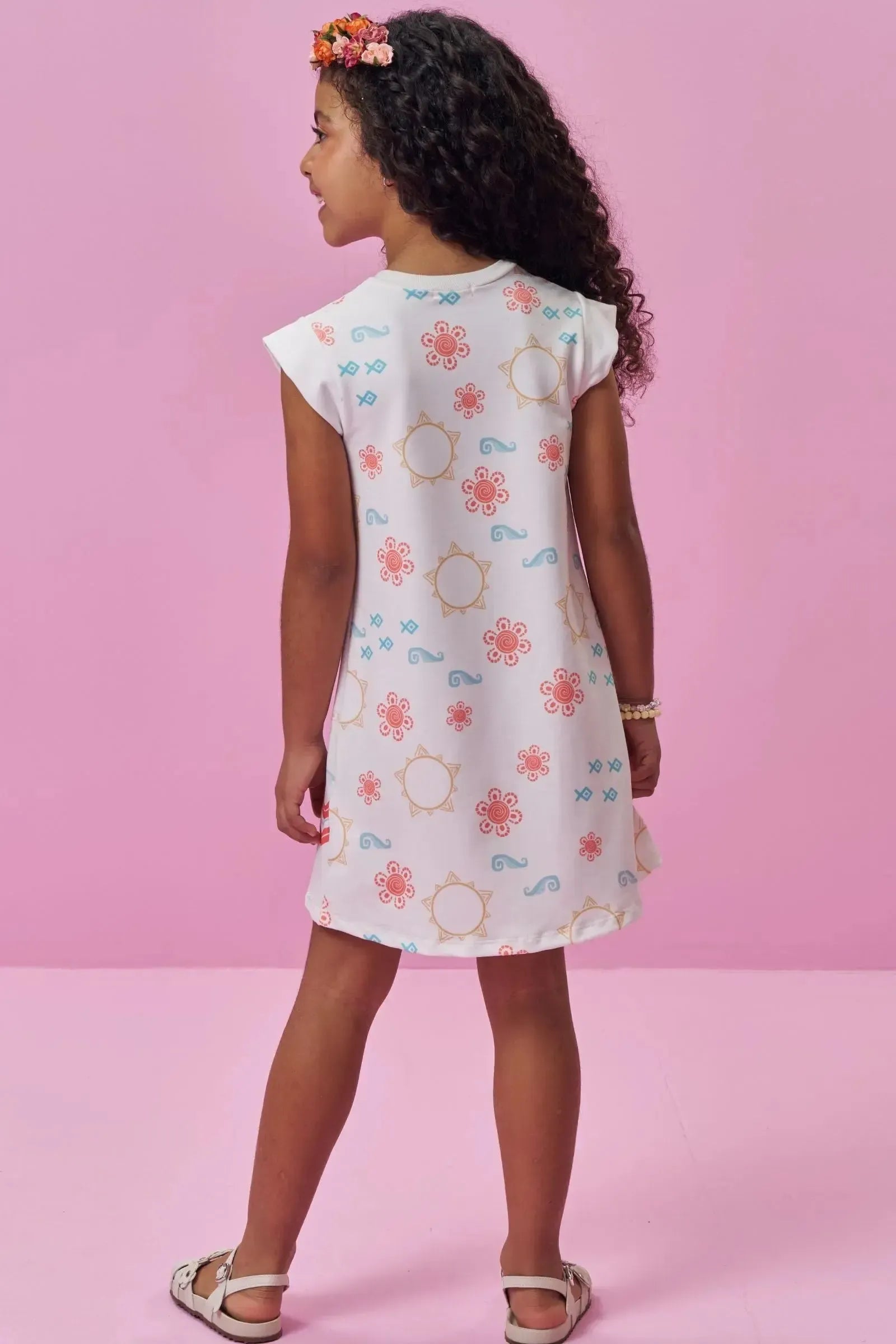 Vestido em Molecotton 96804 Kukiê Infantil Menina