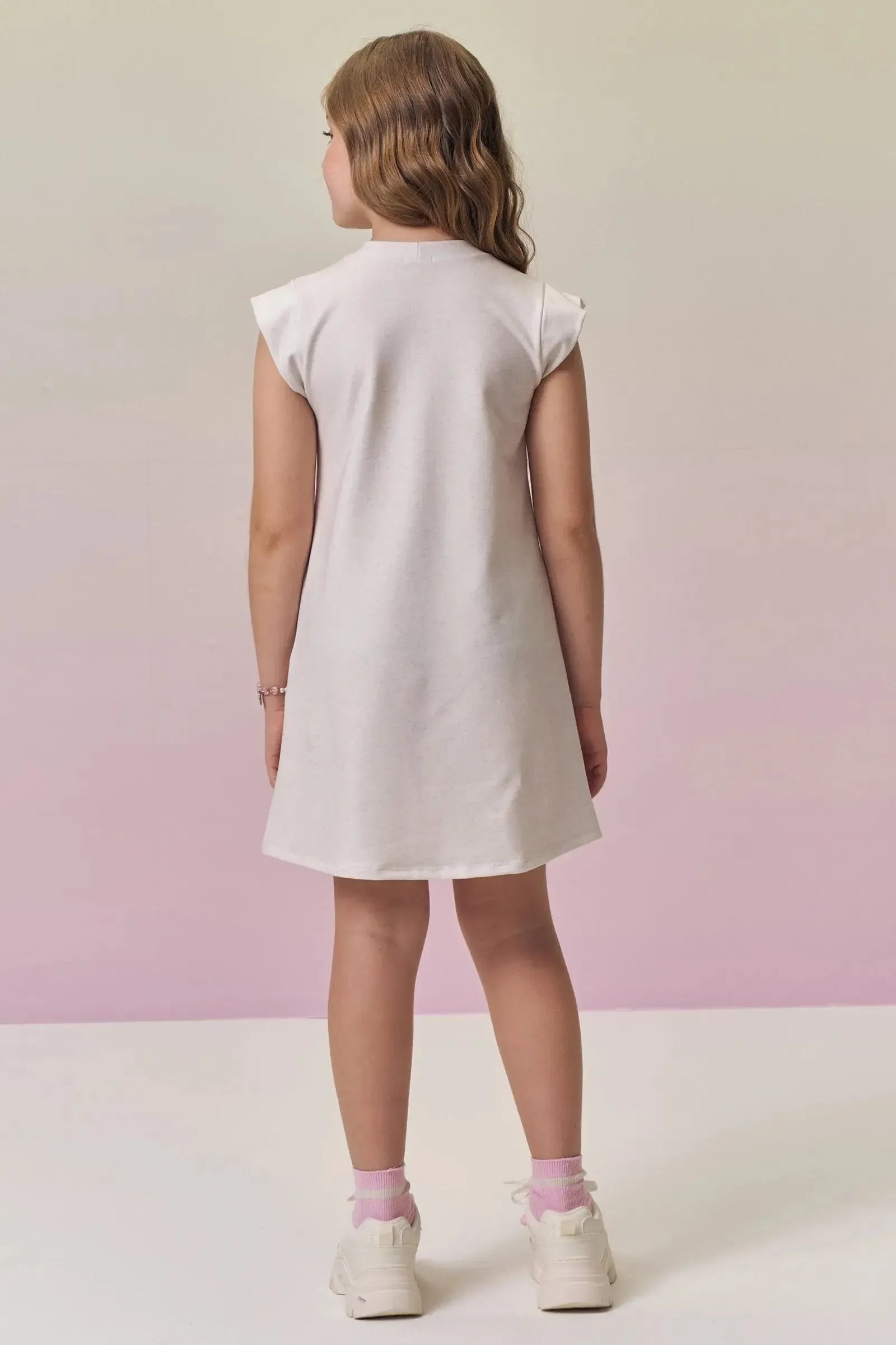 Vestido em Molecotton 96995 Vic&Vicky Teen Menina