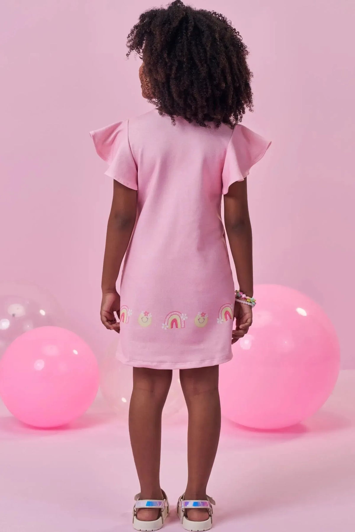 Vestido em Molecotton 98429 Kukiê Infantil Menina