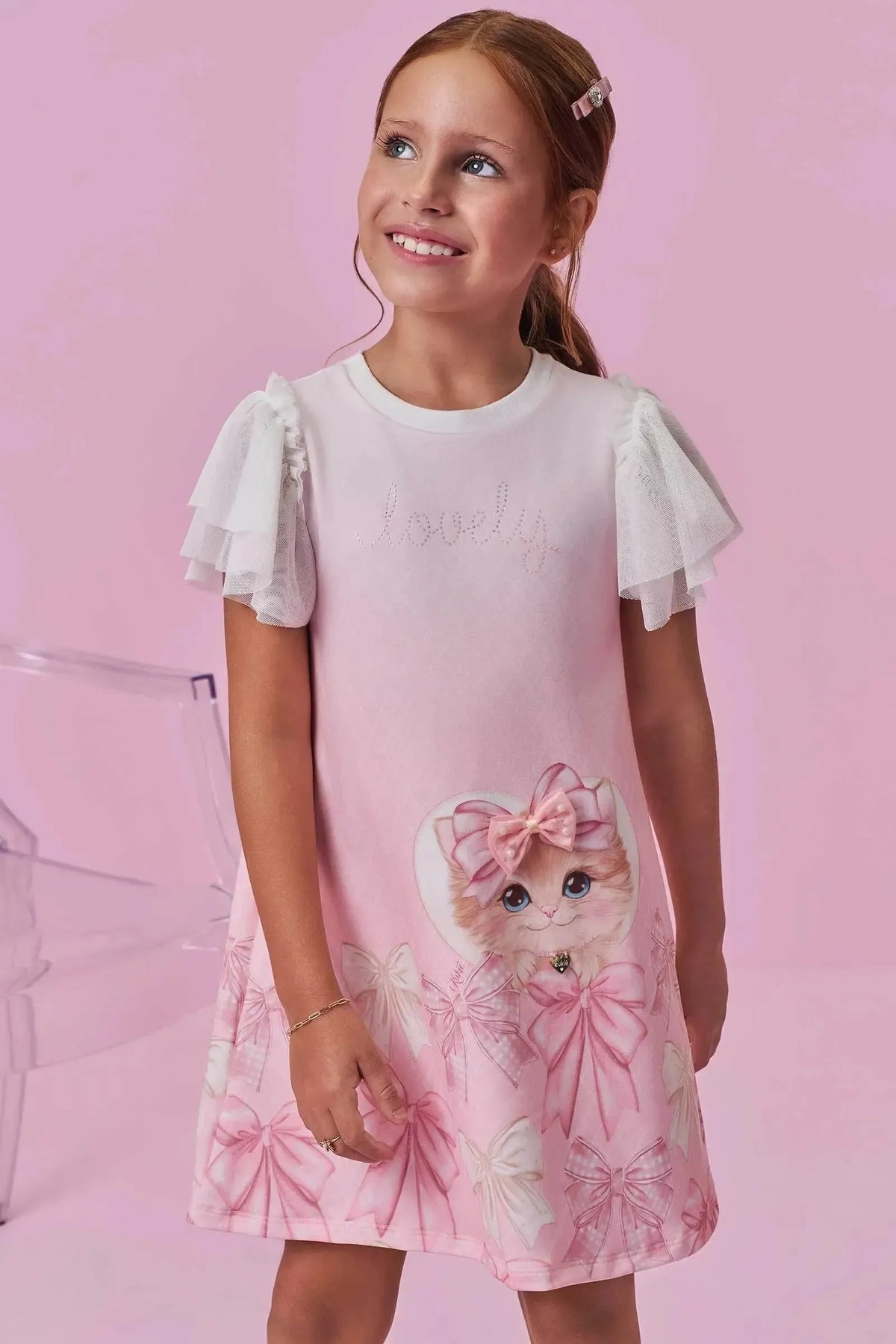 Vestido em Molecotton 98662 Kukiê Infantil Menina