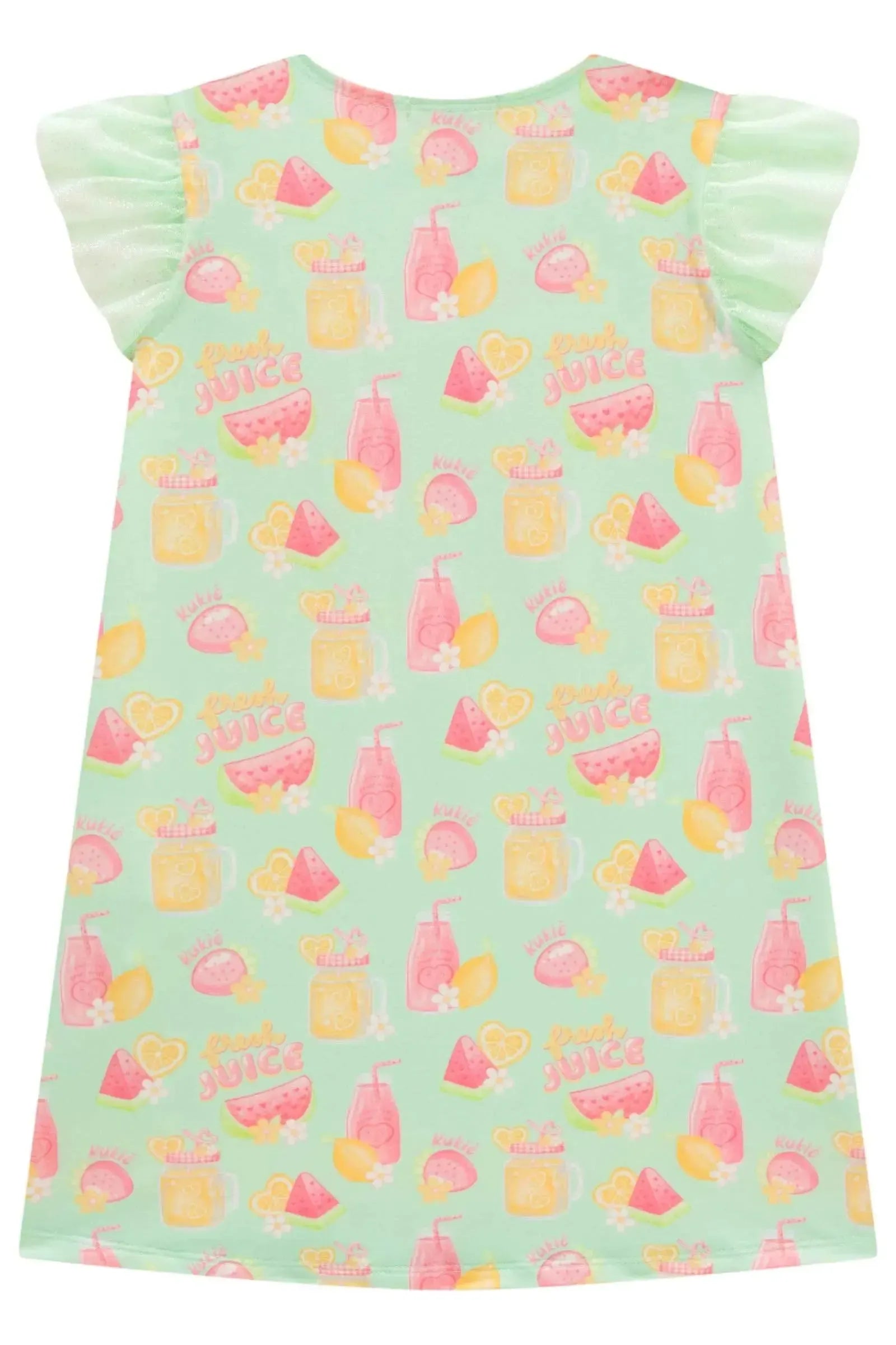Vestido em Molecotton 99624 Kukiê Infantil Menina