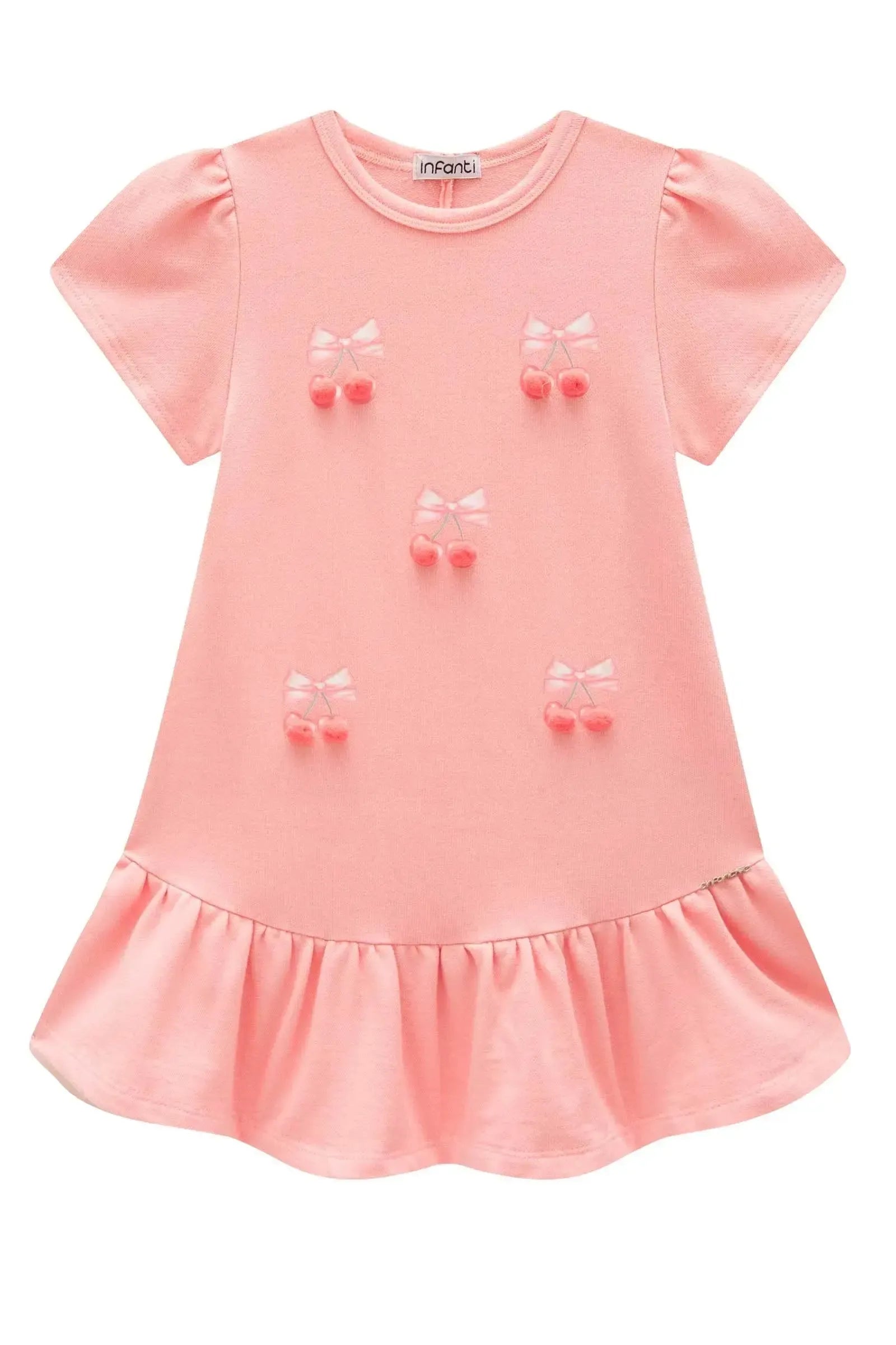 Vestido em Moletwill 93396 Infanti Infantil Menina