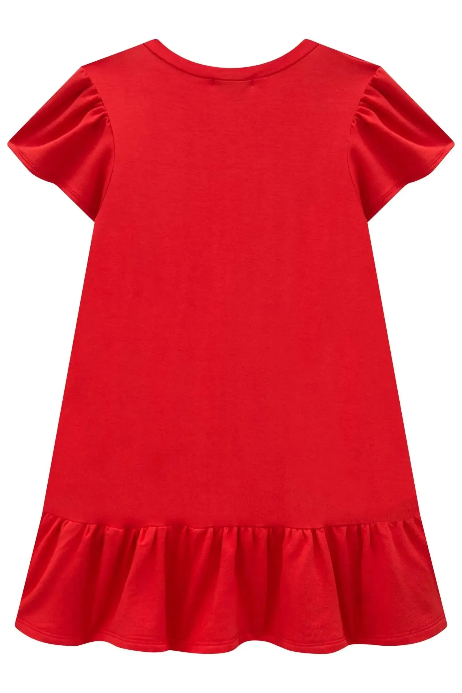 Vestido em Molevisco. Acompanha Bolsa 84004 Infanti Infantil Menina