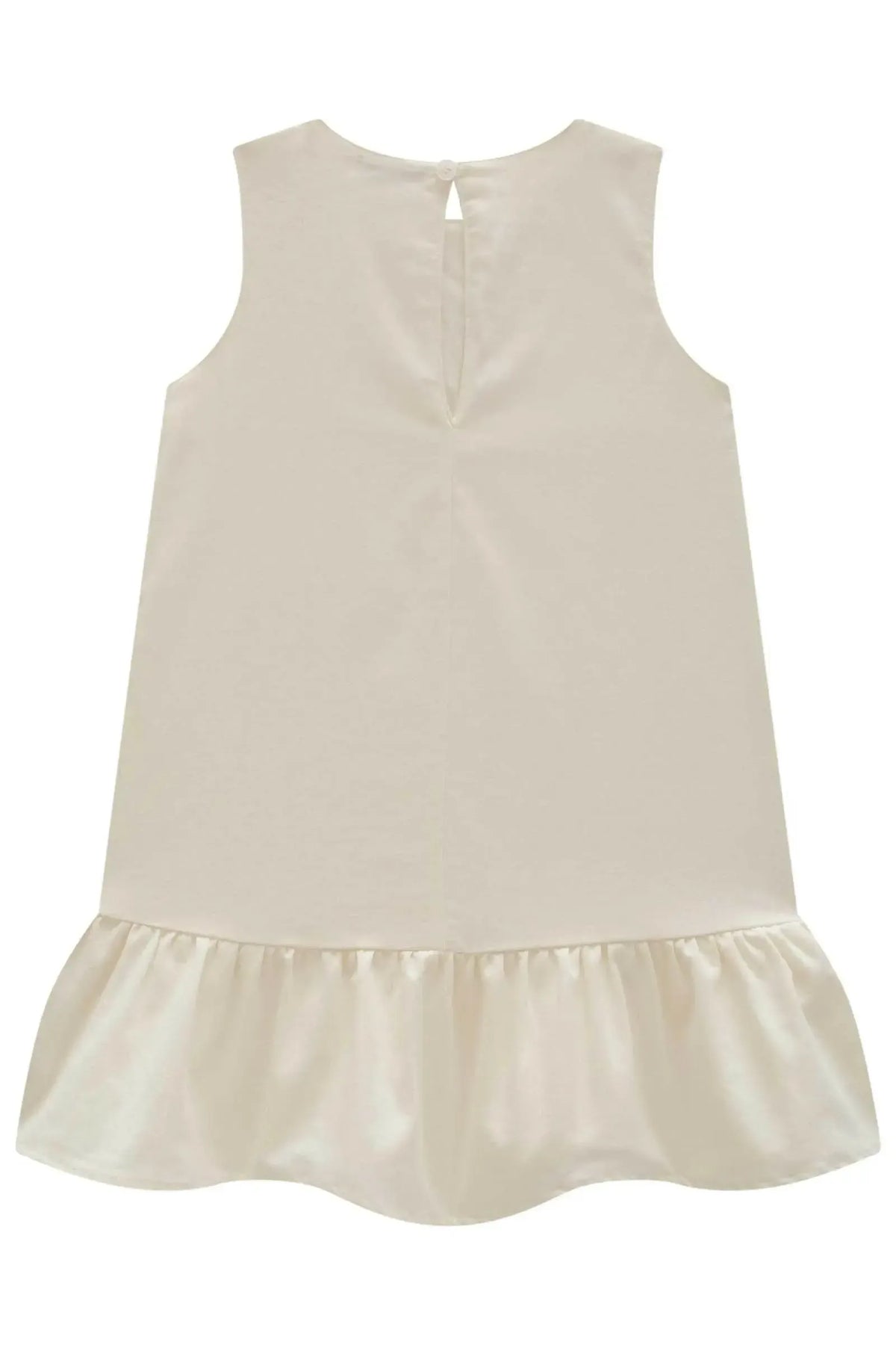 Vestido em Sarja com Elastano 98613 Infanti Infantil Menina