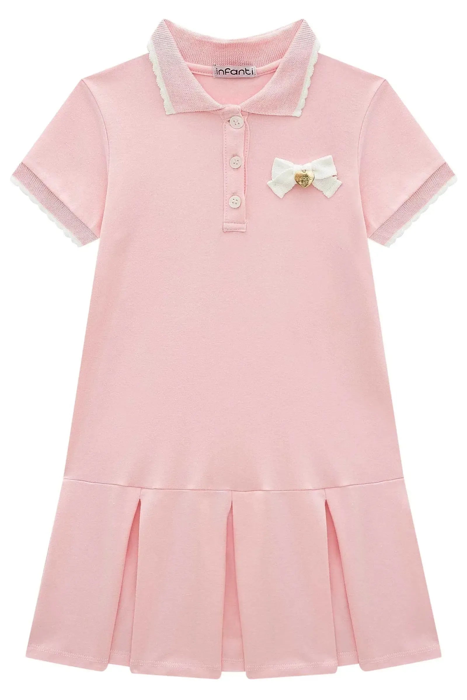 Vestido em Suedine 99150 Infanti Infantil Menina