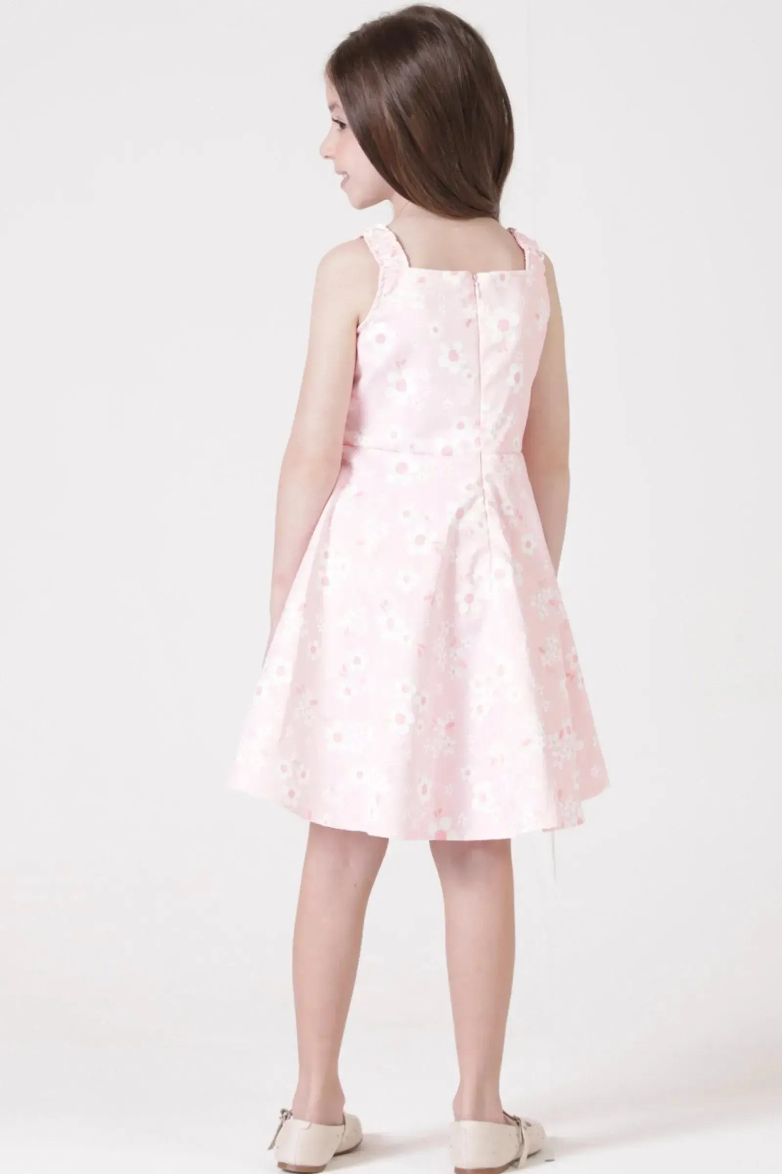 Vestido em Super Cetim 90282 Kukiê Infantil Menina