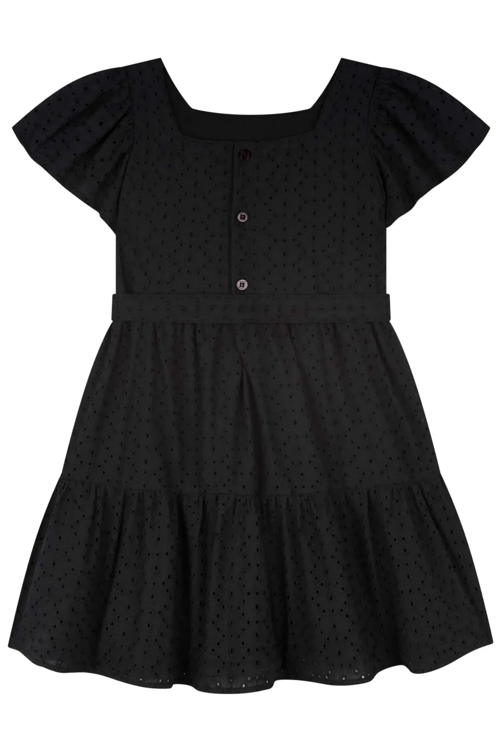 Vestido em Tecido Laise 100% Algodão 83757 Kukiê Infantil Menina