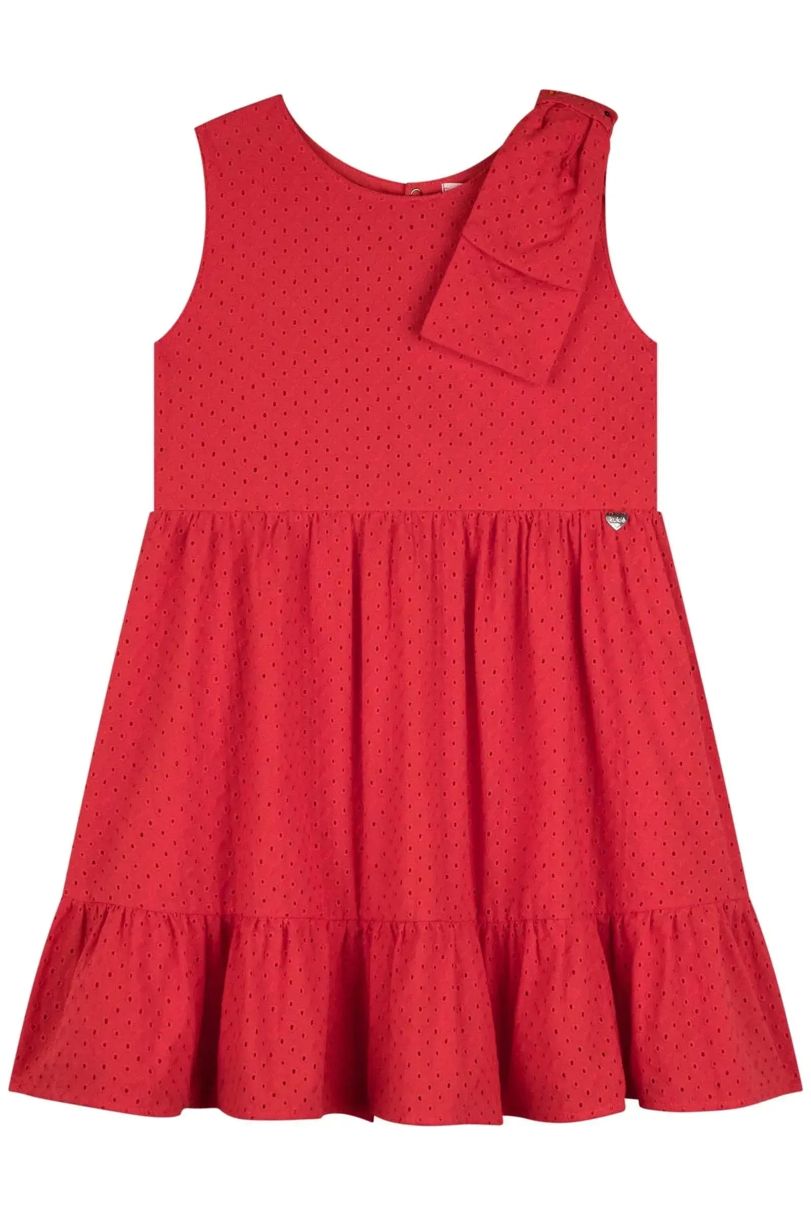Vestido em Tecido Laise 83474 Kukiê Infantil Menina