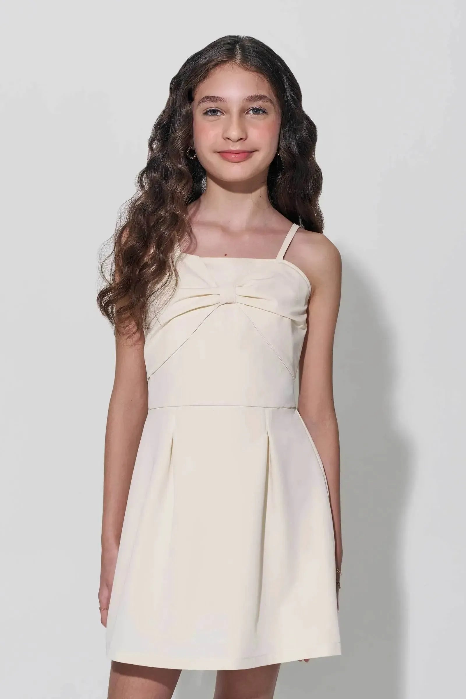 Vestido em Tecido Plano de Viscose 94878 Lilimoon Teen Menina