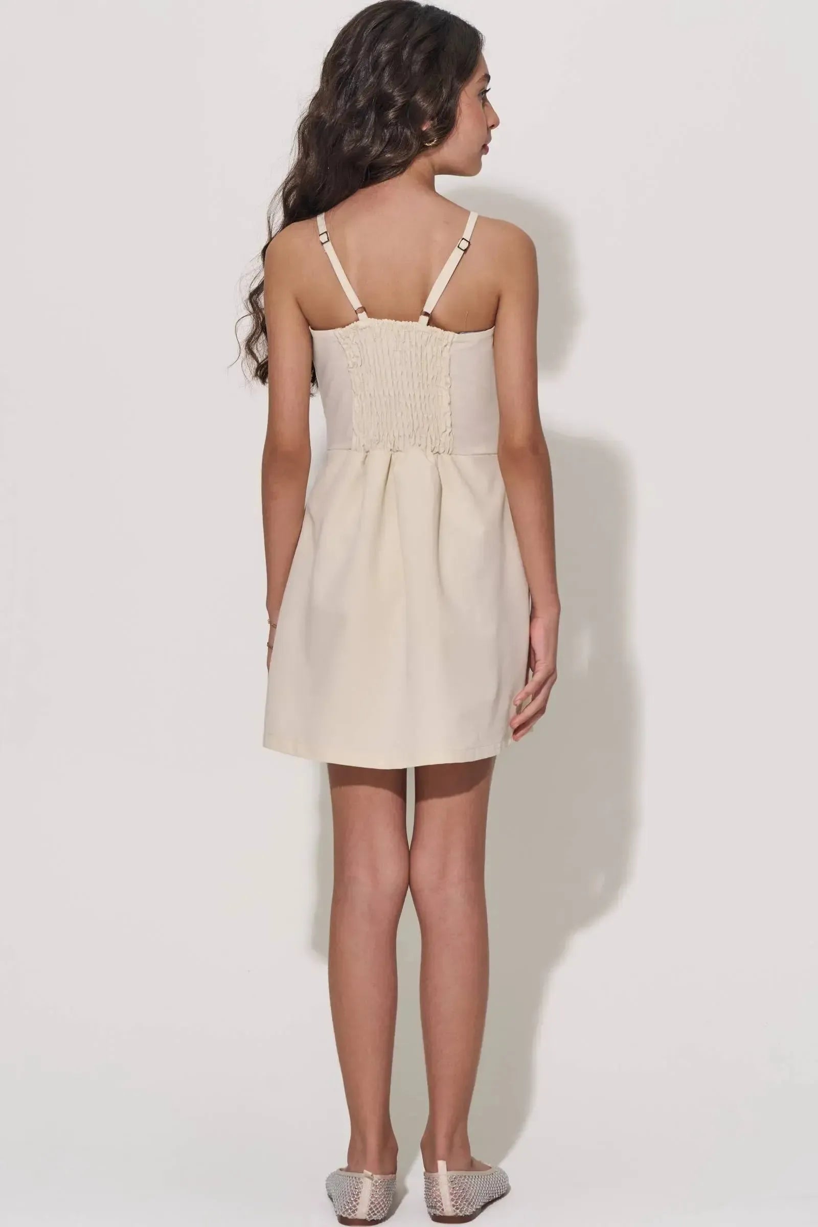 Vestido em Tecido Plano de Viscose 94878 Lilimoon Teen Menina