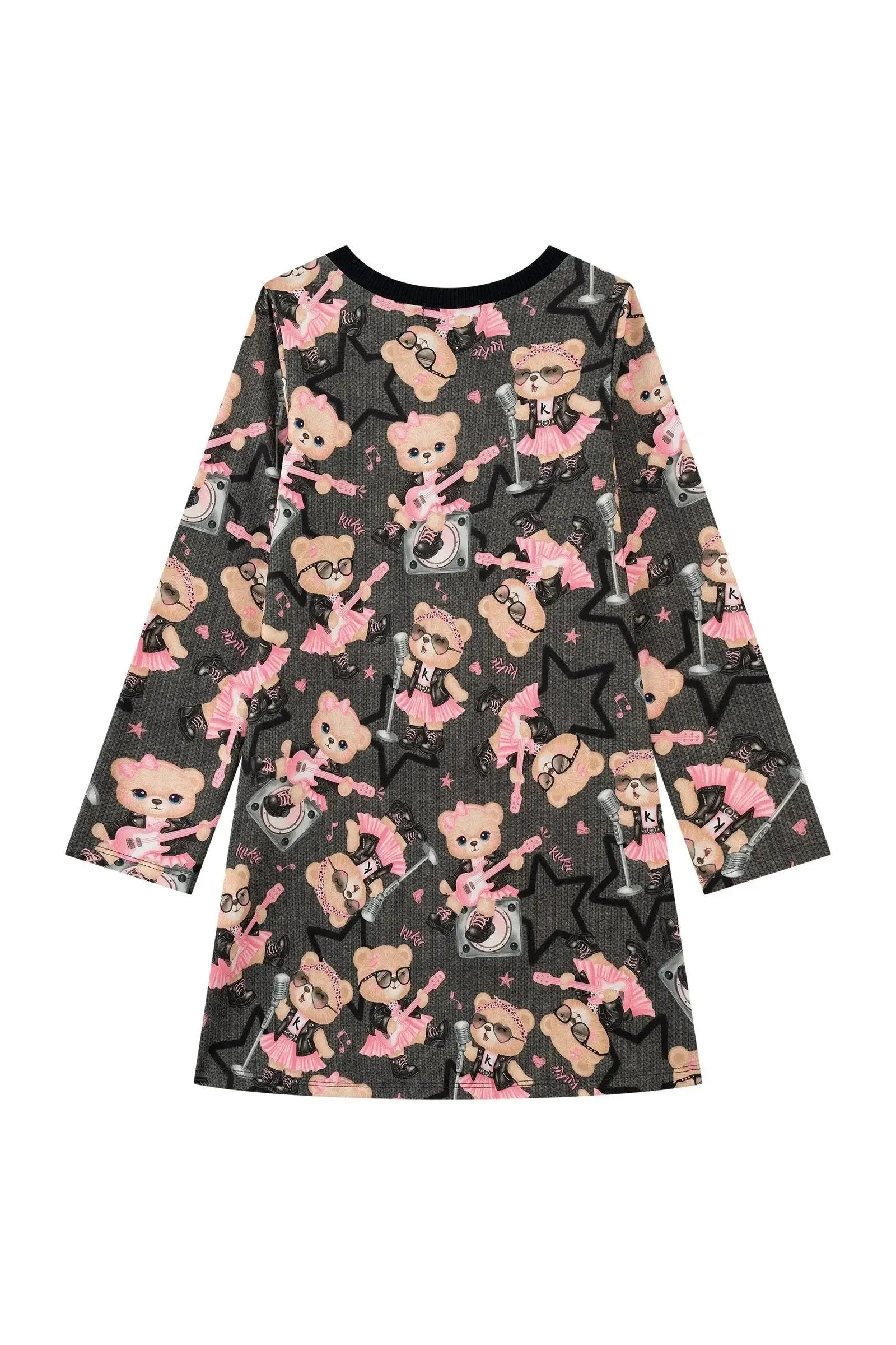 Vestido em Termoskin Peluciado 89569 Kukiê Infantil Menina