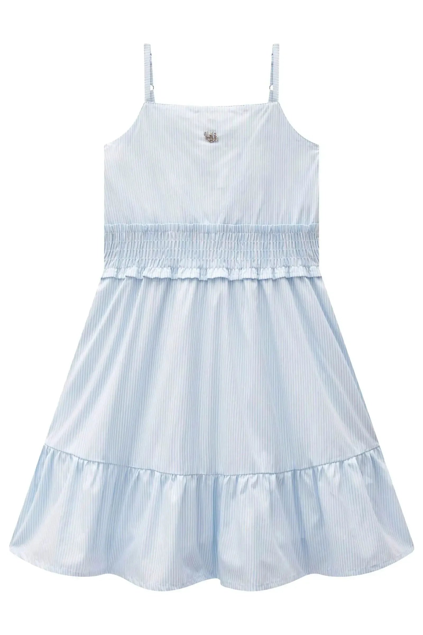 Vestido em Tricoline Andes 98973 Lilimoon Teen Menina
