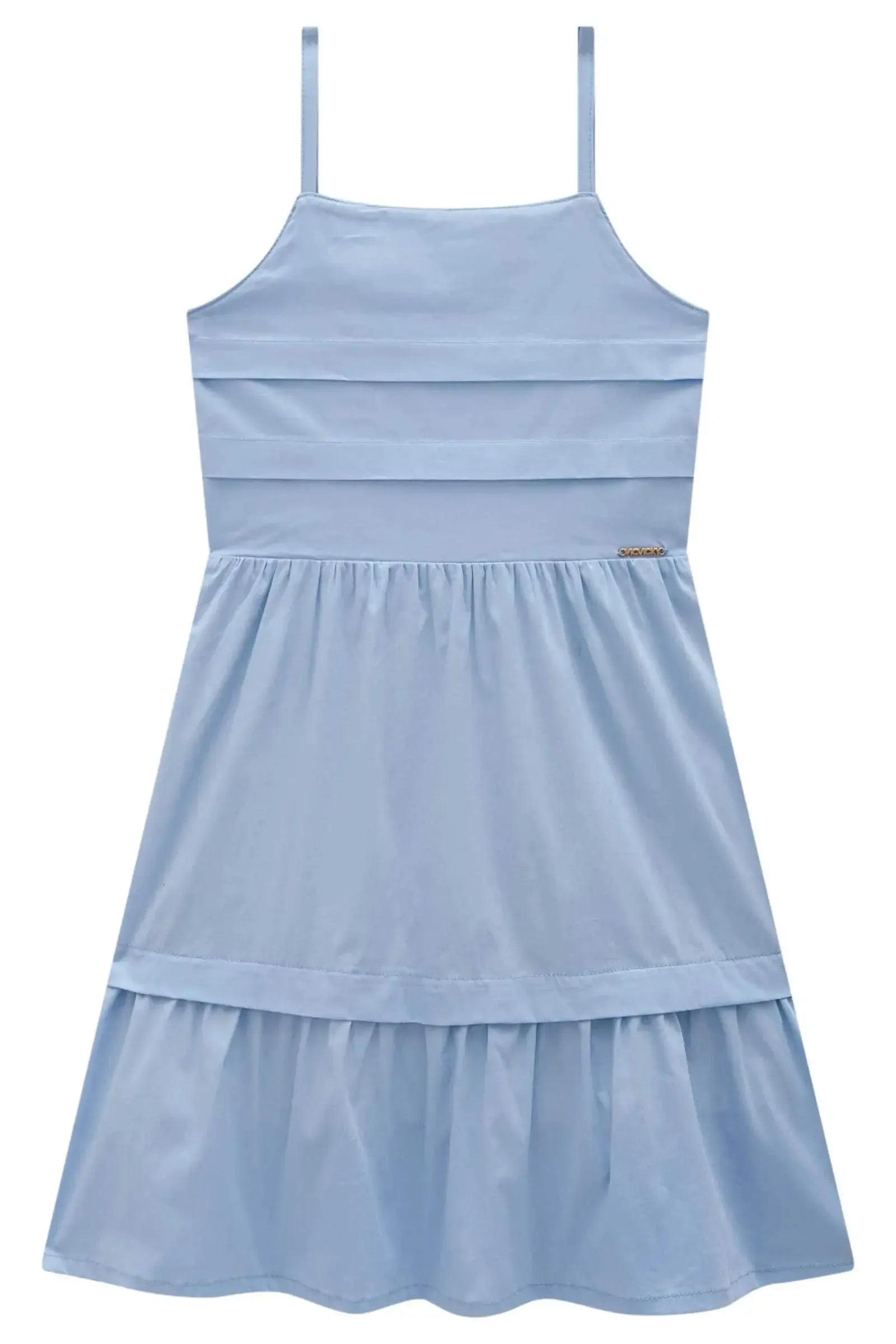 Vestido em Tricoline com Elastano 92709 Vic&Vicky Teen Menina