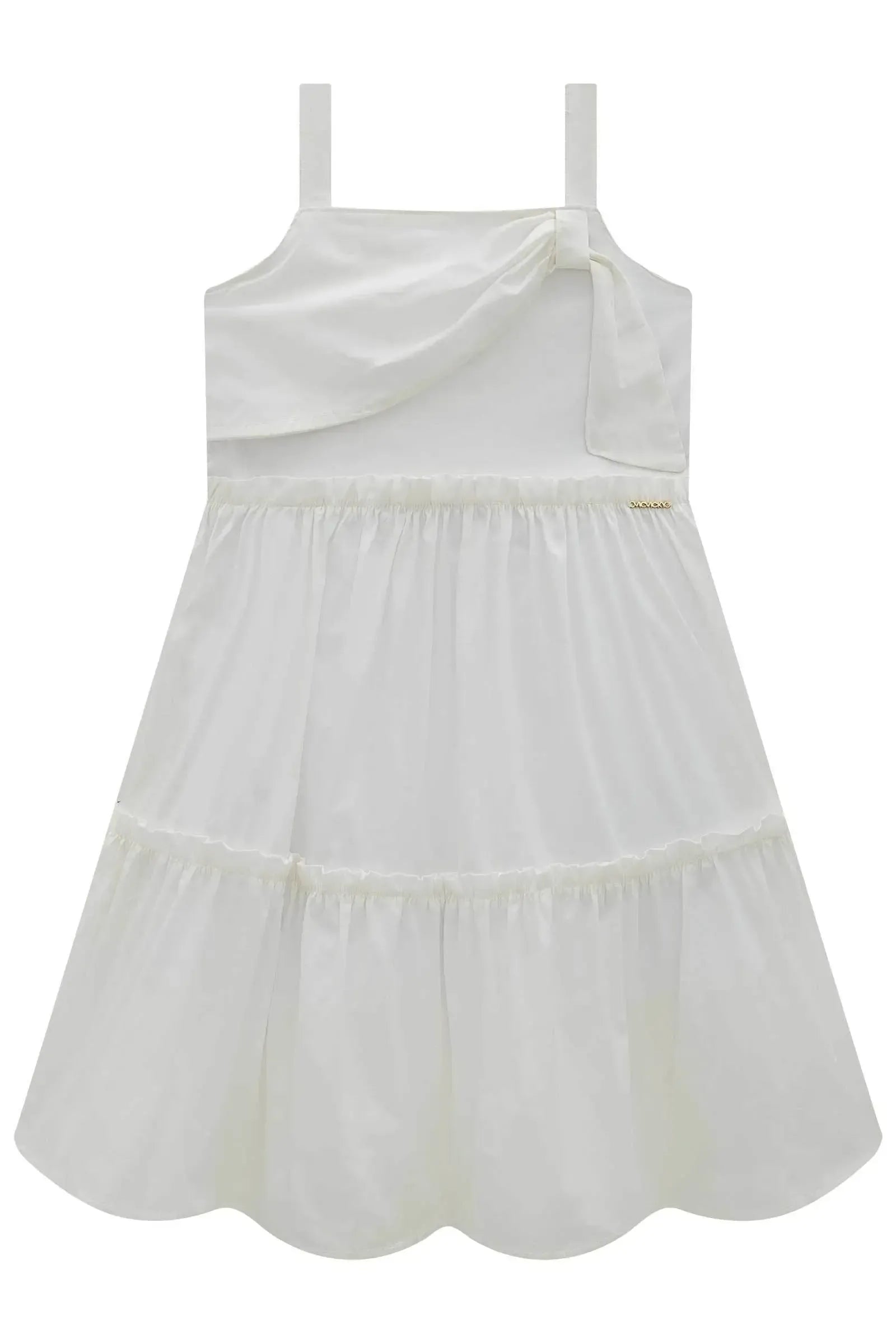Vestido em Tricoline com Elastano 95364 Vic&Vicky Teen Menina