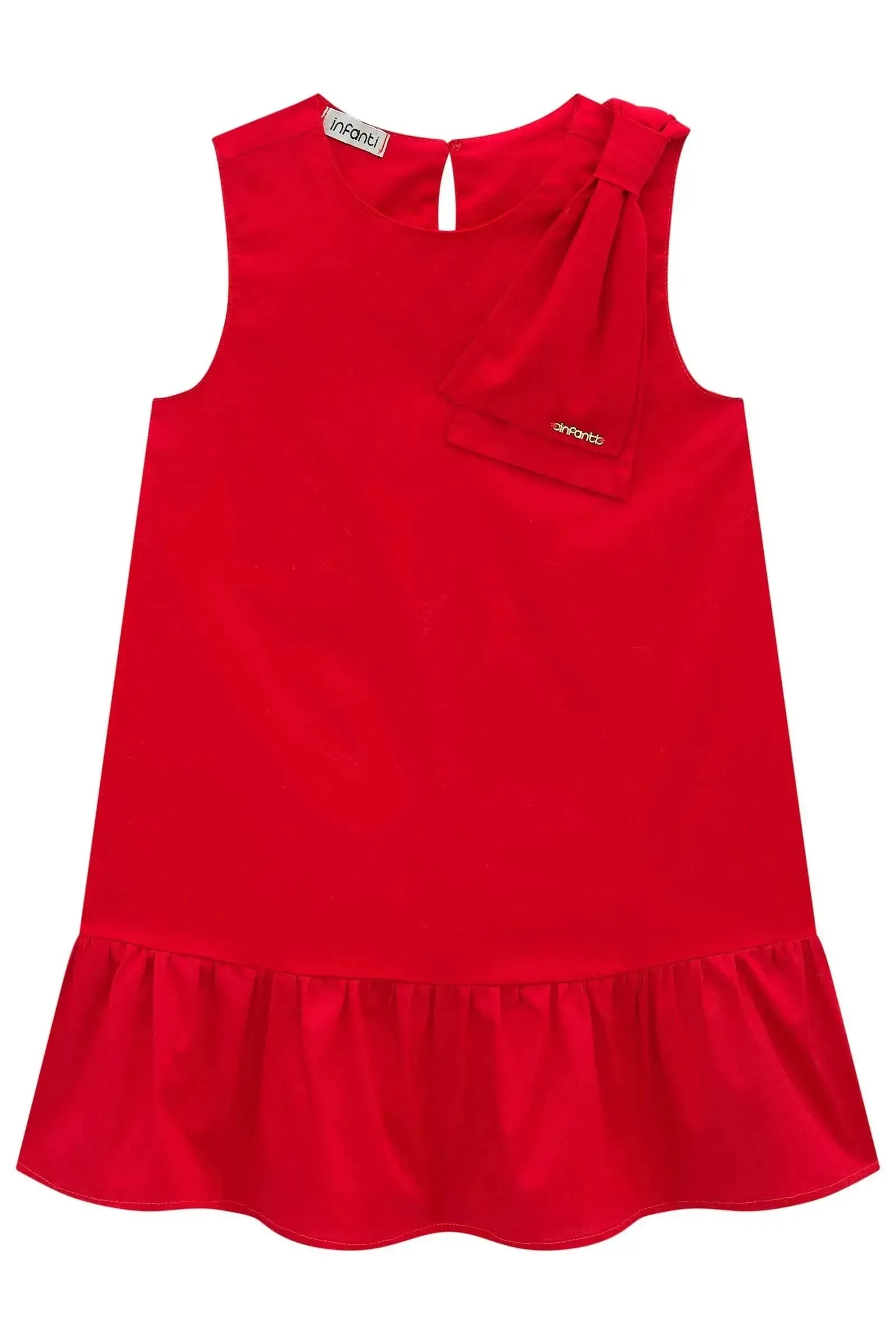 Vestido em Tricoline com Elastano 98771 Infanti Infantil Menina