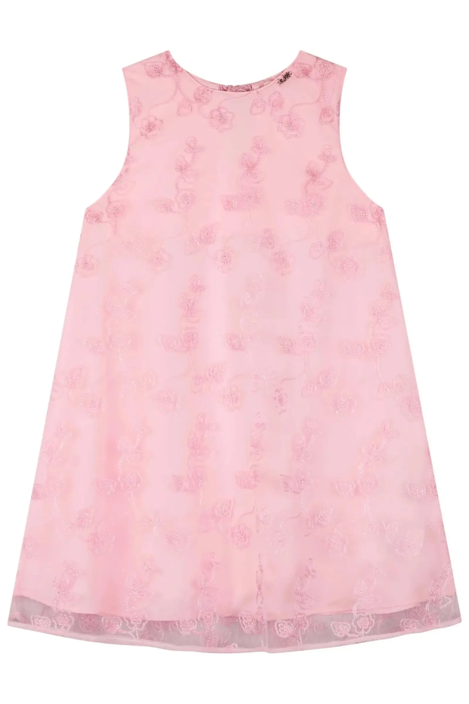 Vestido em Tule Bordado 83758 Kukiê Infantil Menina