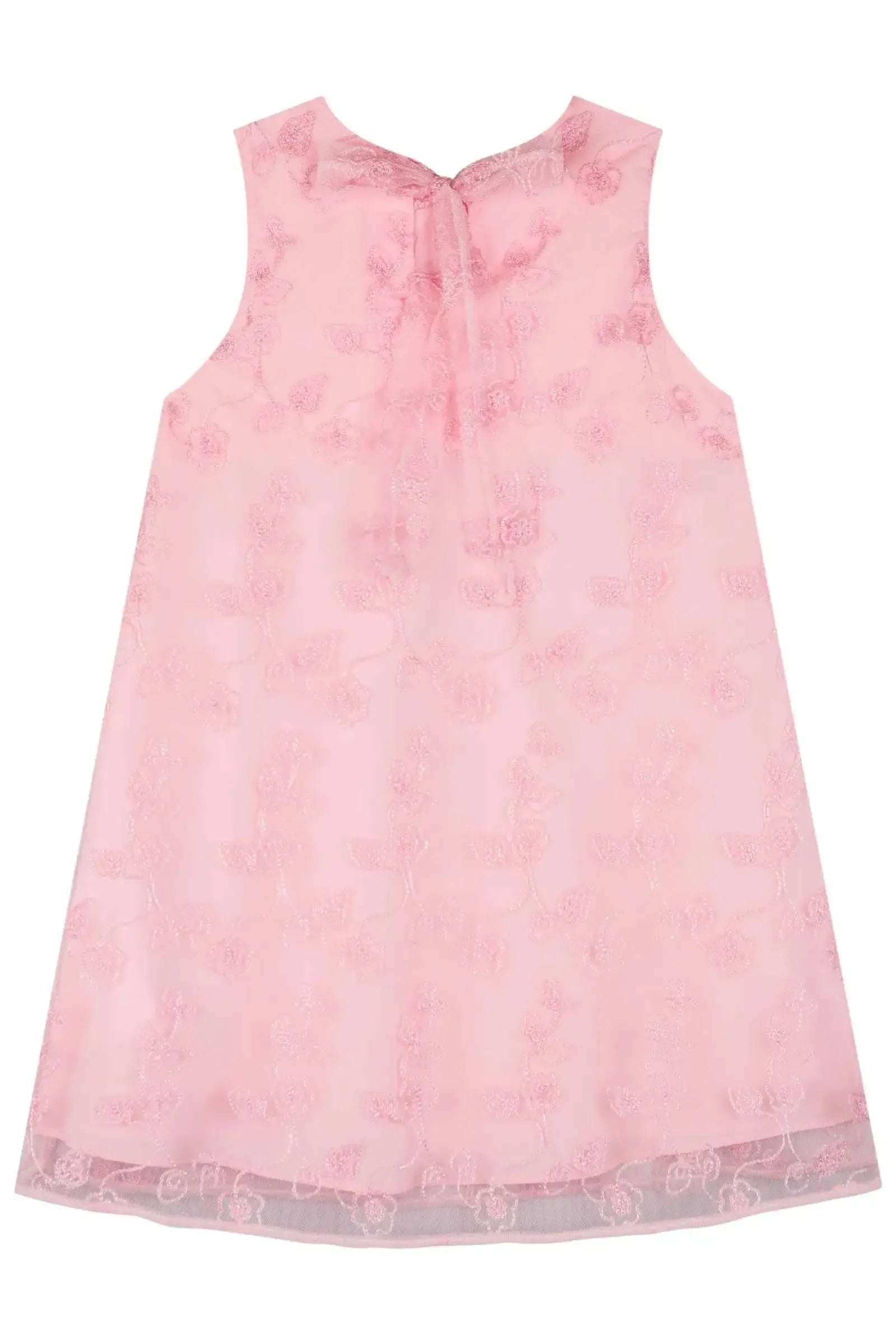 Vestido em Tule Bordado 83758 Kukiê Infantil Menina