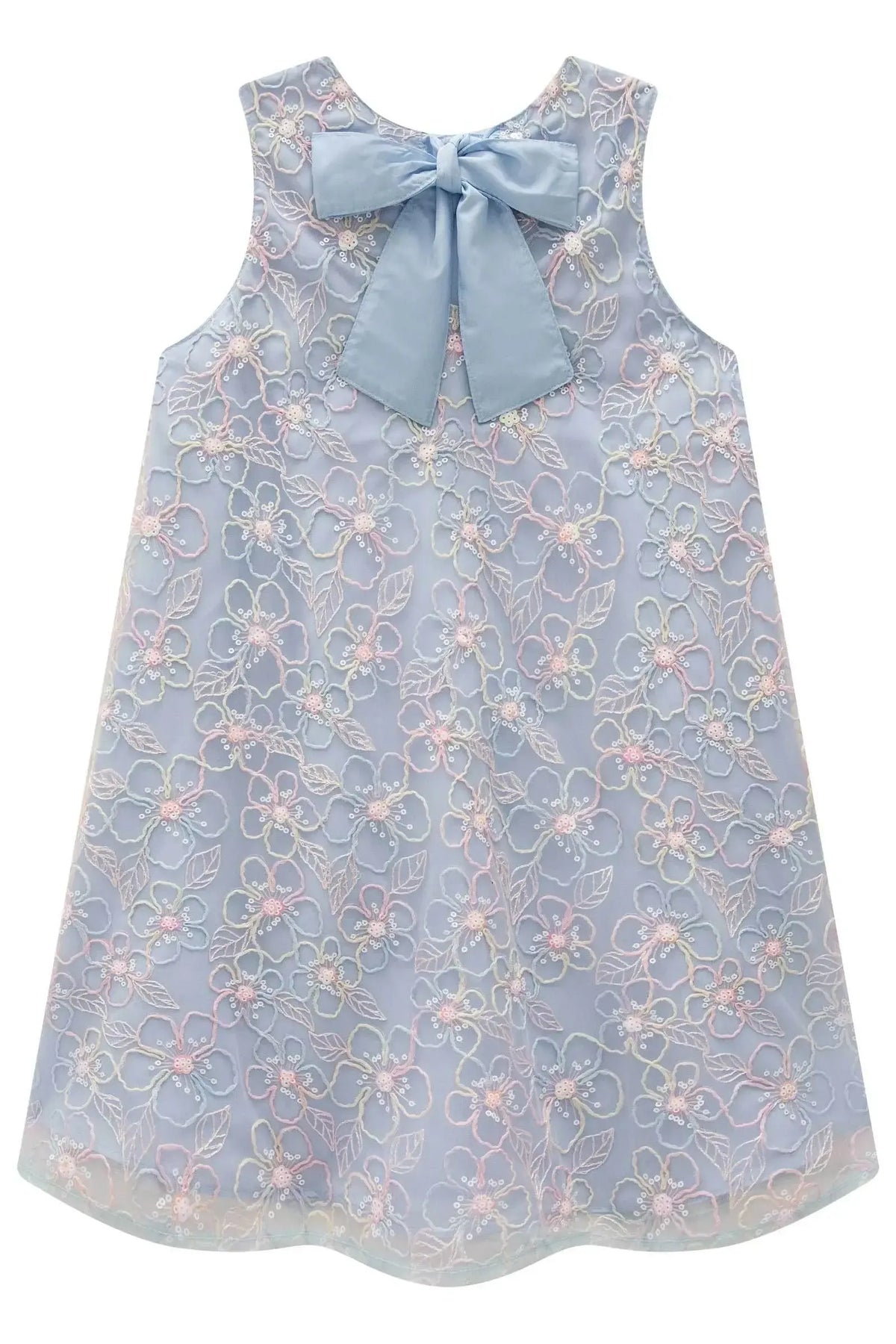 Vestido em Tule Bordado 98715 Kukiê Infantil Menina