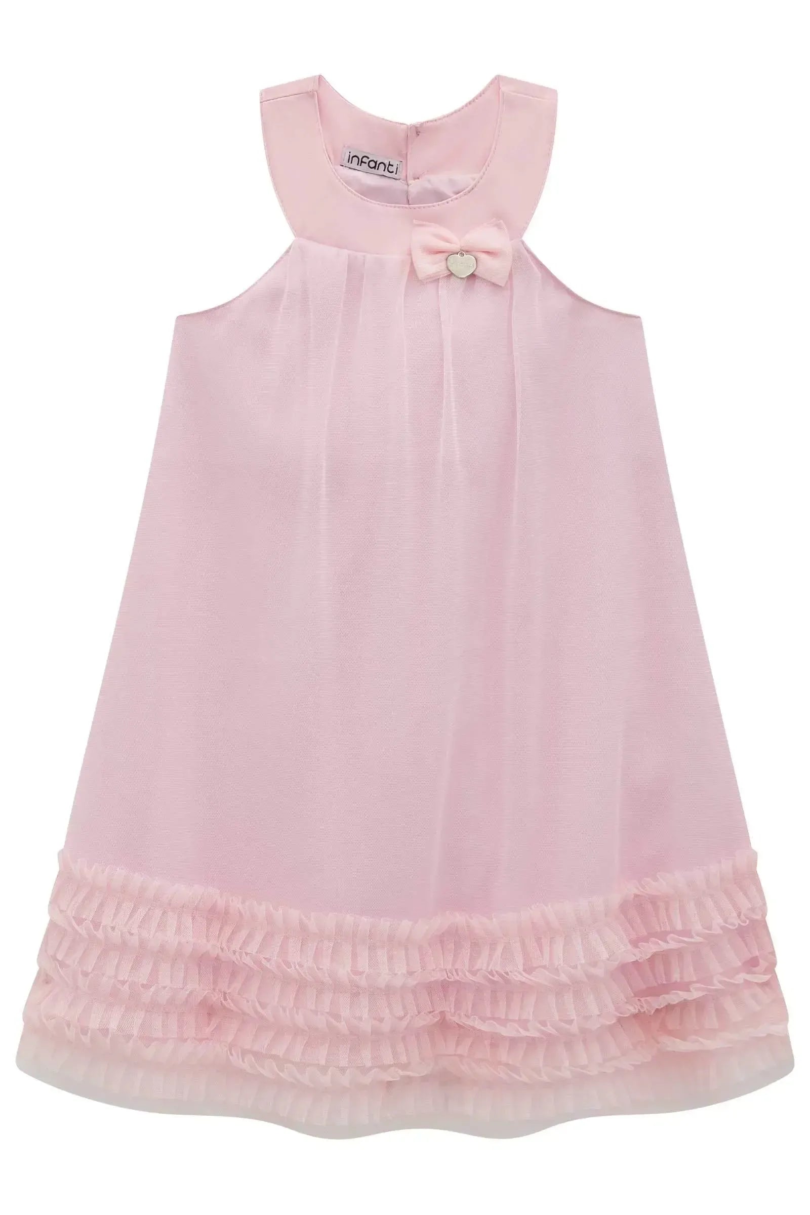Vestido em Tule com Elastano 97160 Infanti Infantil Menina
