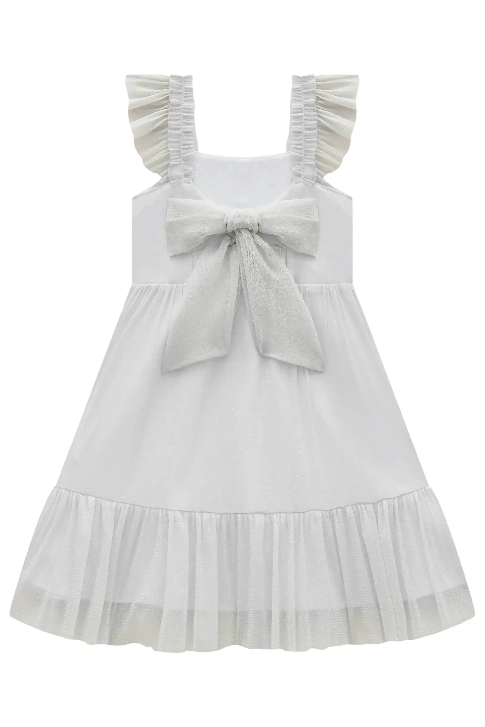 Vestido em Tule Shine 99001 Infanti Infantil Menina