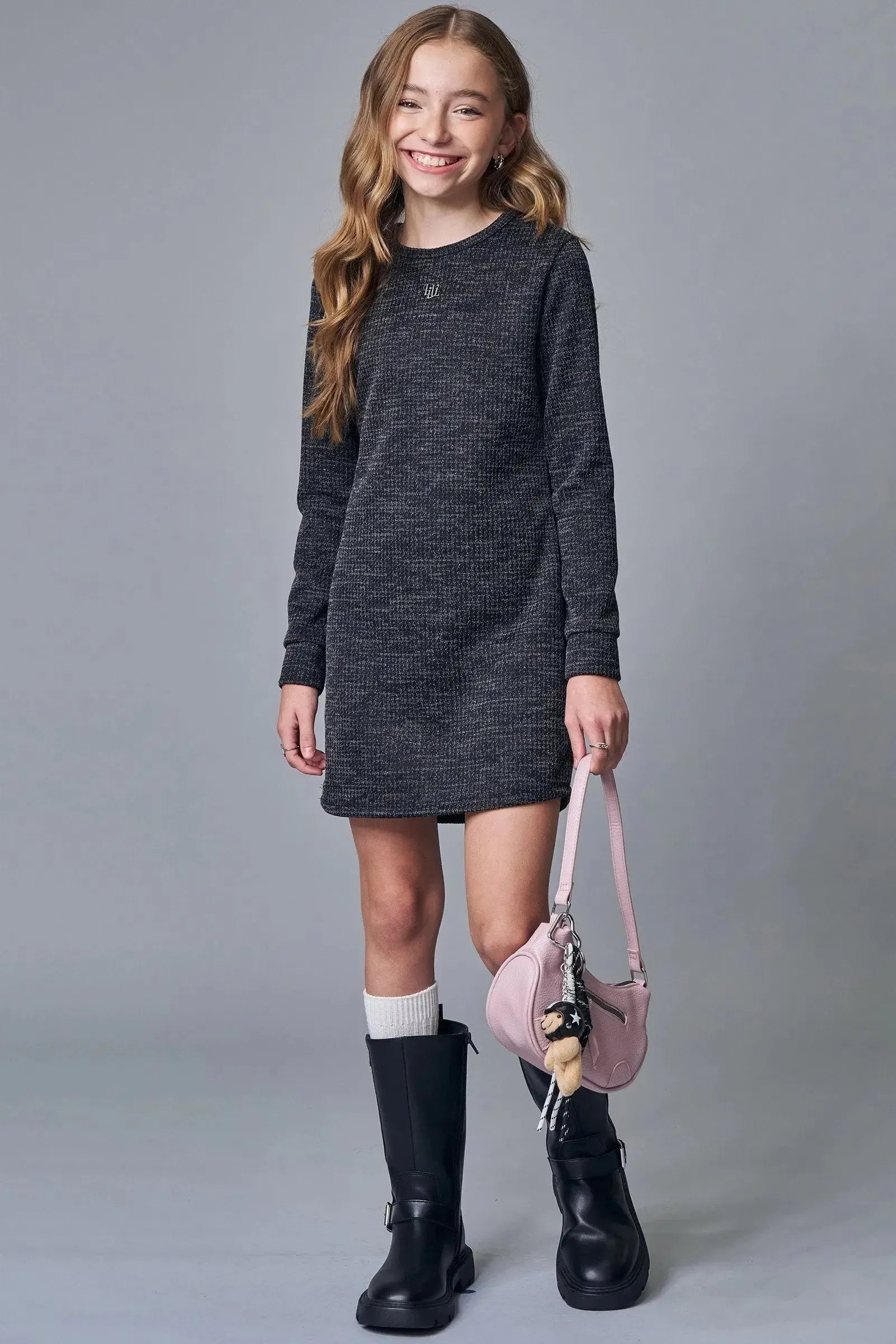 Vestido em Tweed Drika 89510 Lilimoon Teen Menina