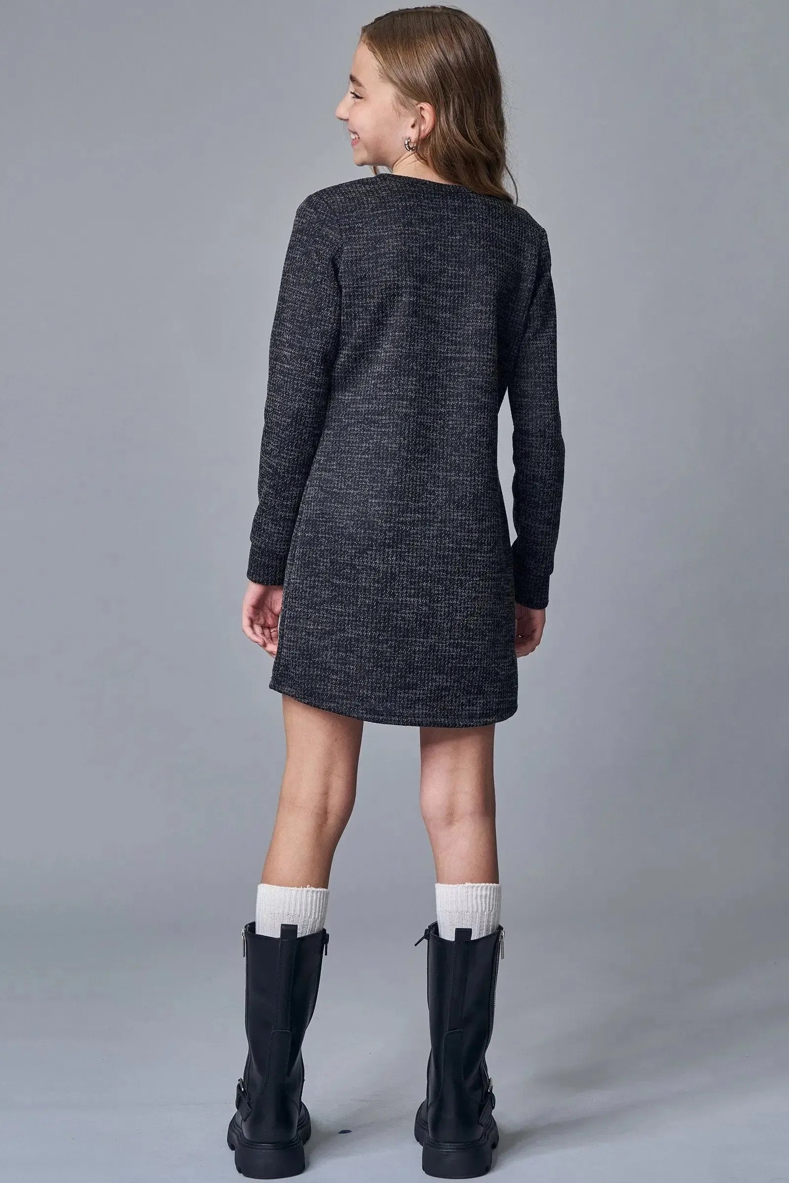 Vestido em Tweed Drika 89510 Lilimoon Teen Menina