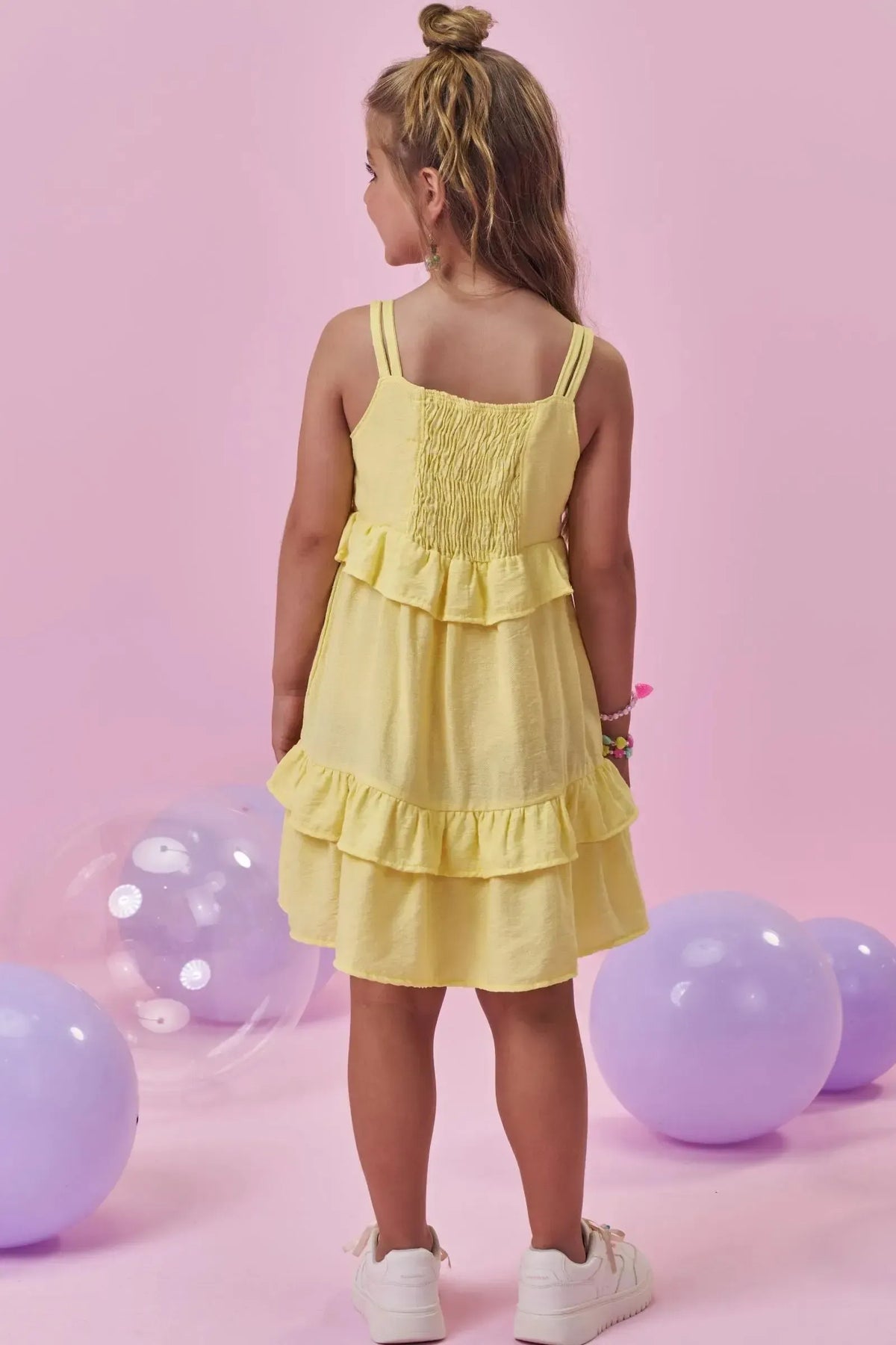 Vestido em Viscose 99020 Kukiê Infantil Menina