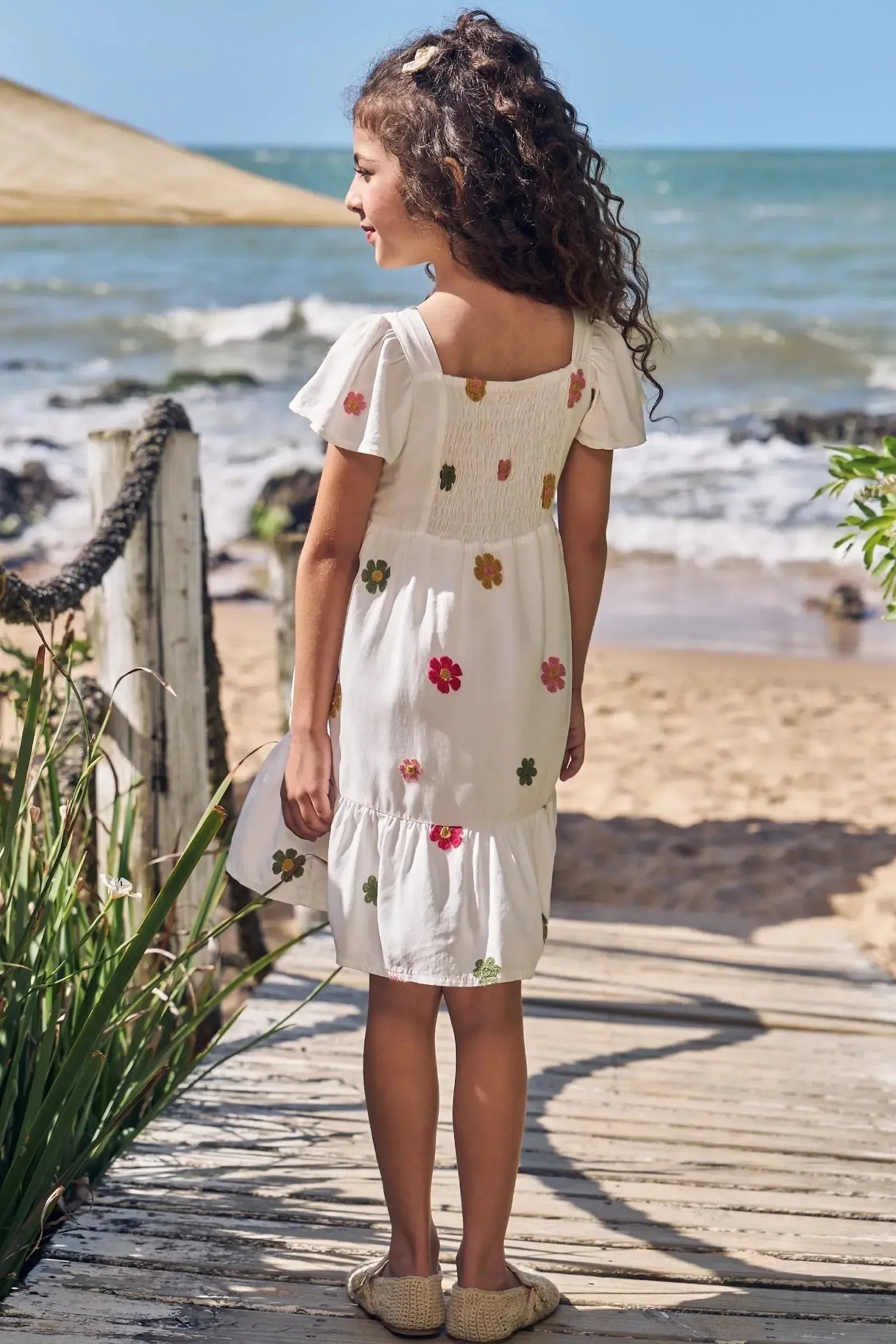 Vestido em Viscose Bordado 96423 Infanti Infantil Menina