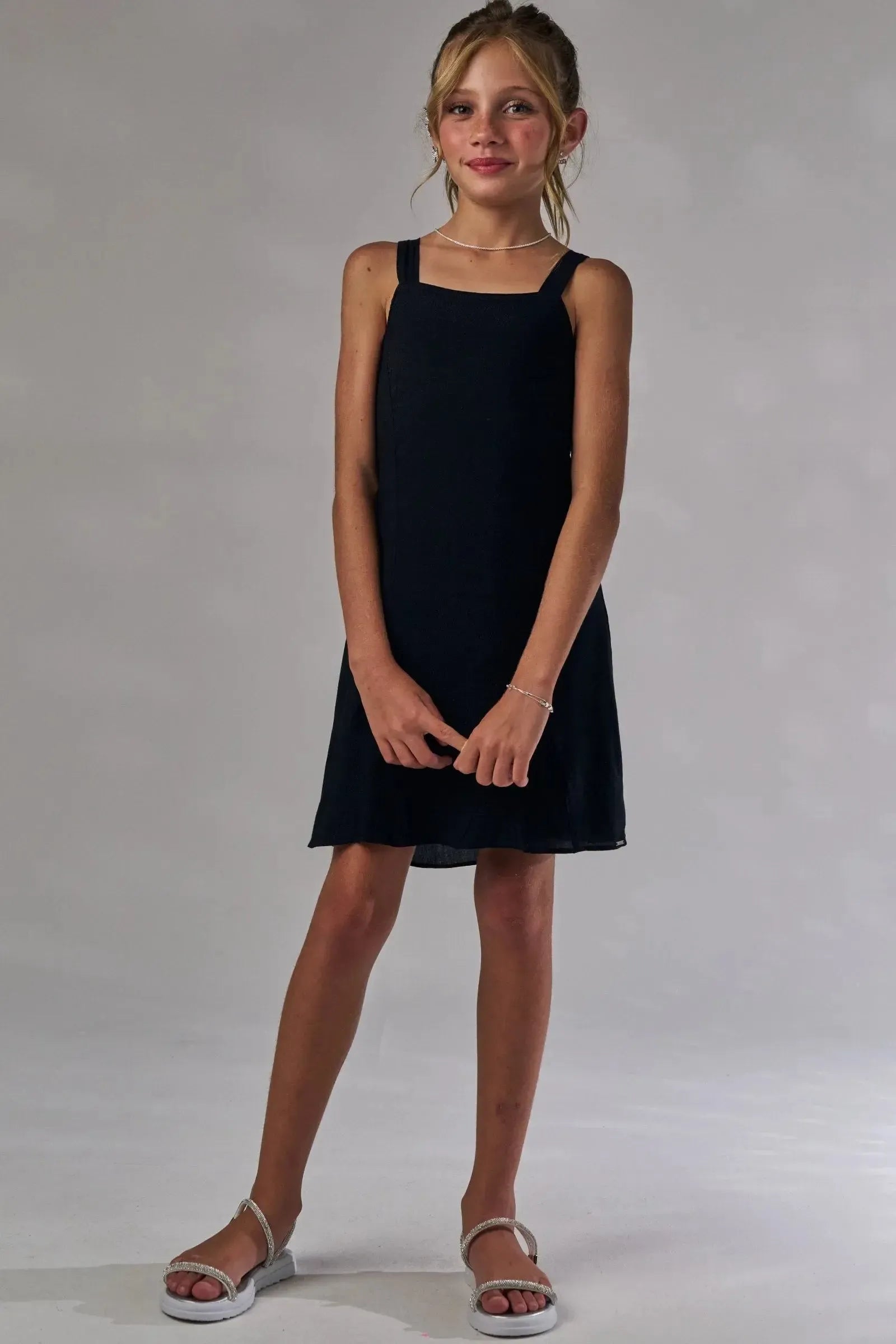 Vestido em Viscose Ligth Shine 86575 Lilimoon Teen Menina